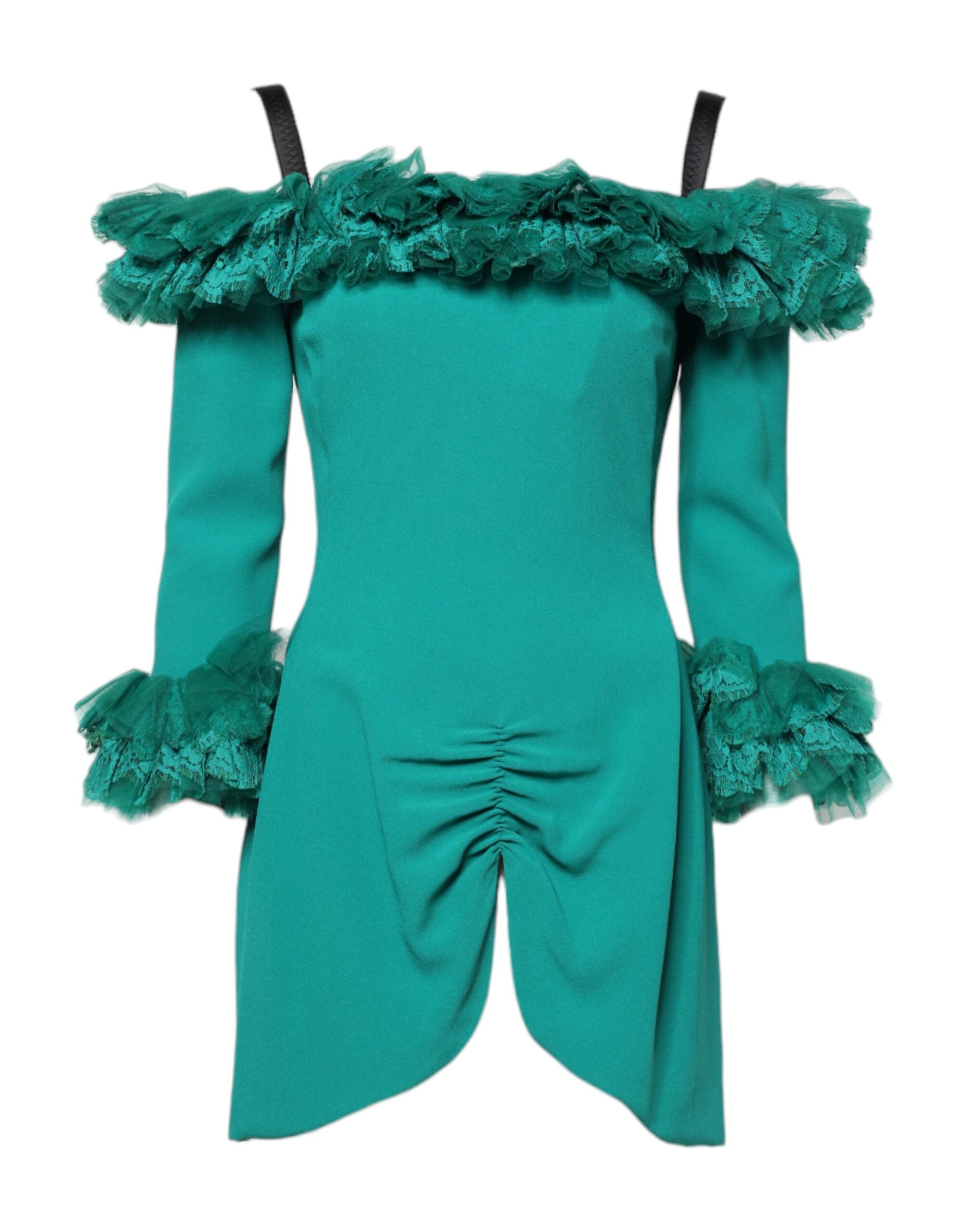 dolce gabbana green lace dress & Off Shoulder Sheath Mini custom_Philanthropy Round  - Sundaybest