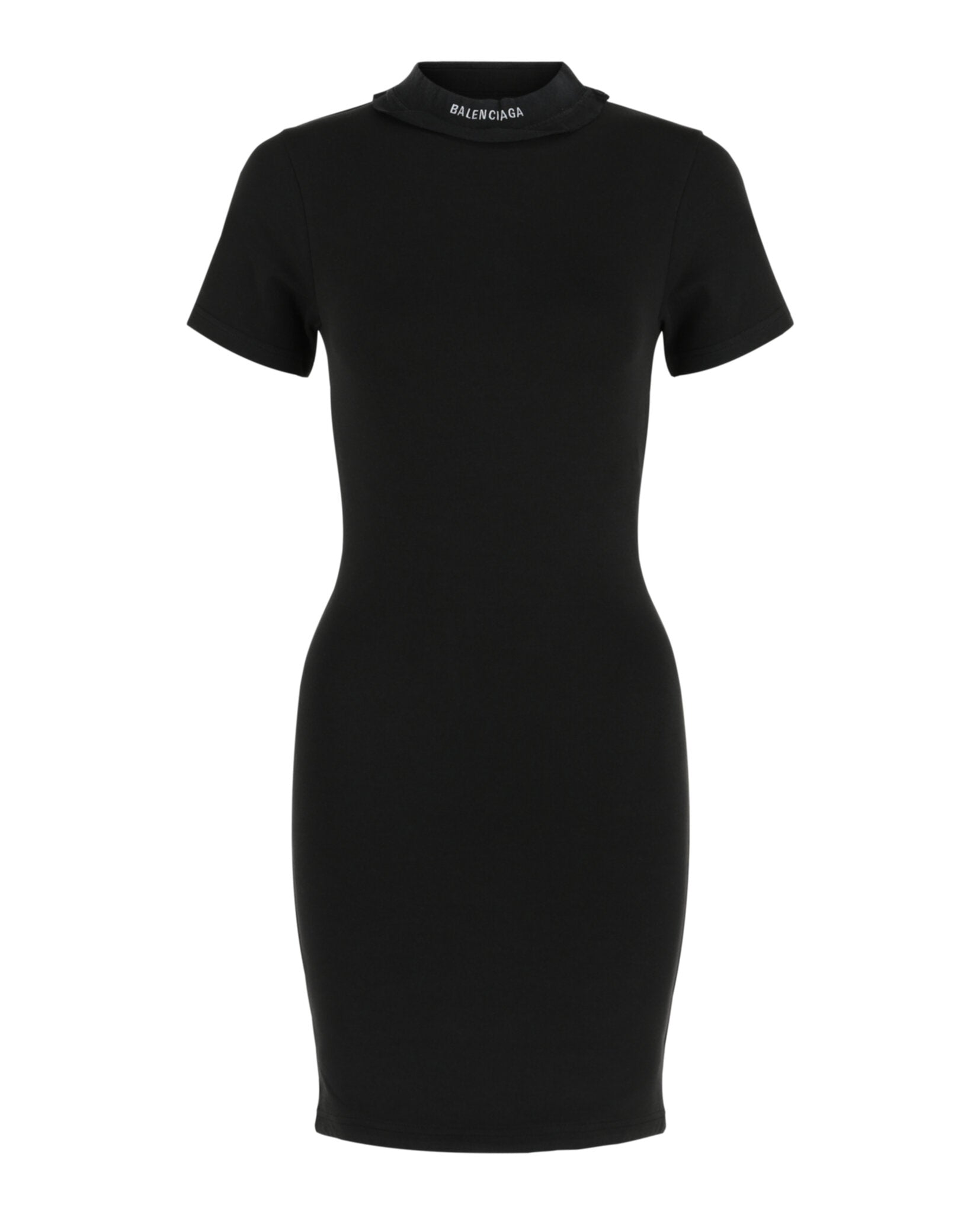 Balenciaga T-Shirt Mini Dress - Washed Black