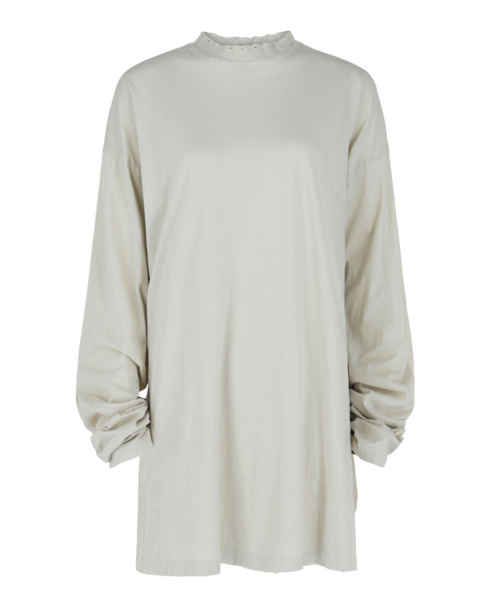 Balenciaga Womens Long Sleeve Oversized Distressed T-shirt – Bluefly