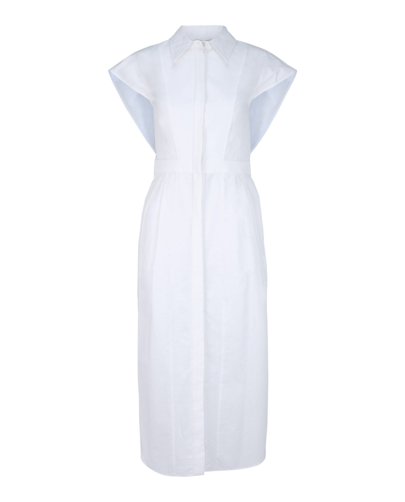 Alexander McQueen Womens Cotton Pencil Shirt Dress  Bluefly