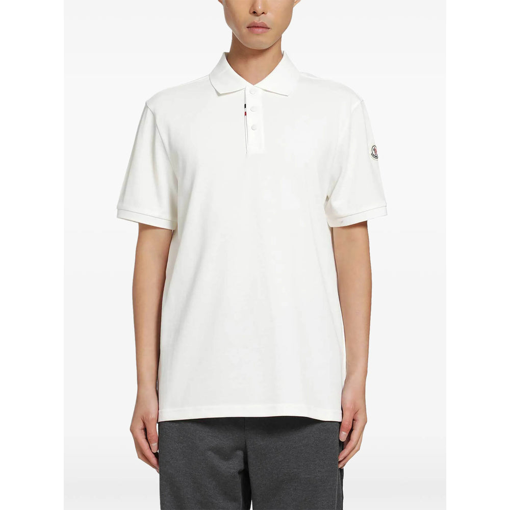 MONCLER slim fit polo ホワイト s Moncler White Polo Shirts Men – Bluefly