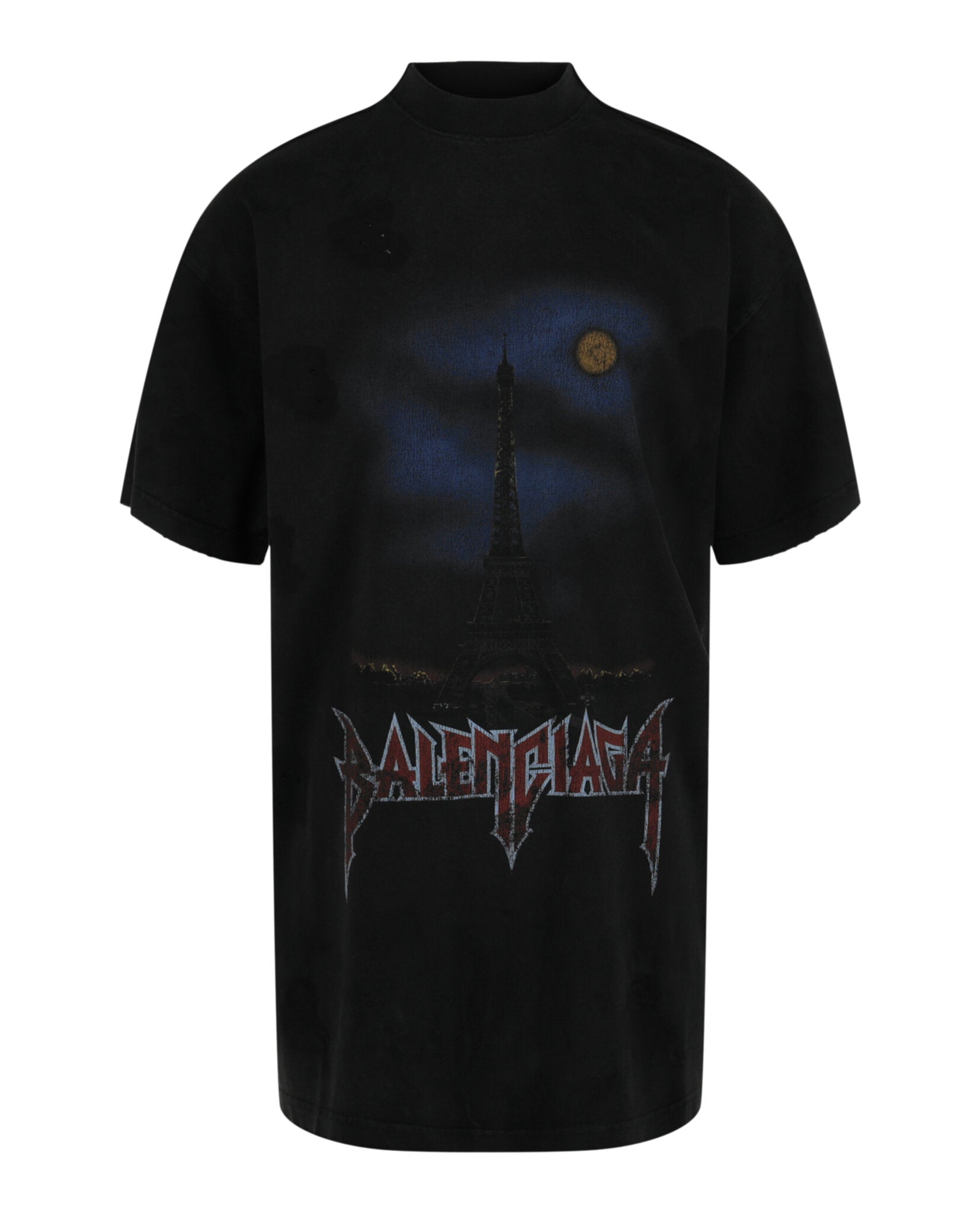 Balenciaga Mens Paris Moon Double Front T-Shirt – Bluefly