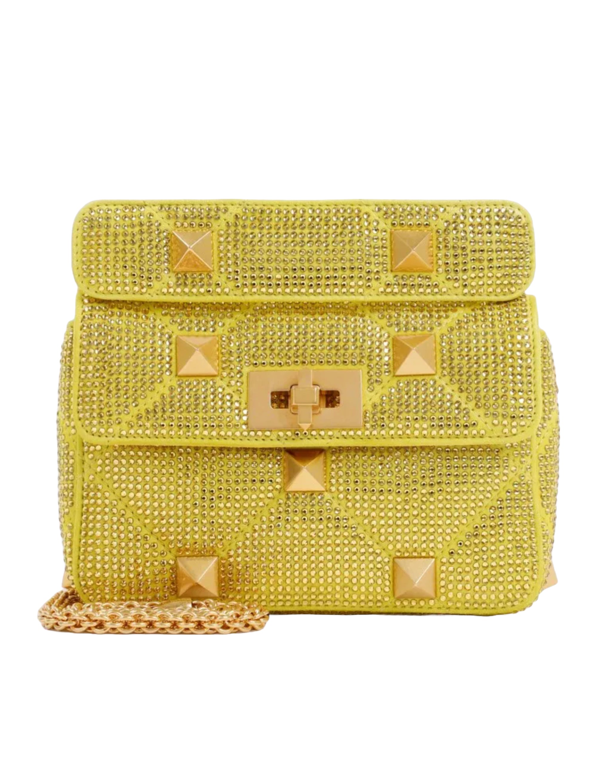 【VALENTINO】ROMAN STUD SMALL BAG Valentino Garavani SMALL ROMAN STUD THE HANDLE BAG IN BLACK