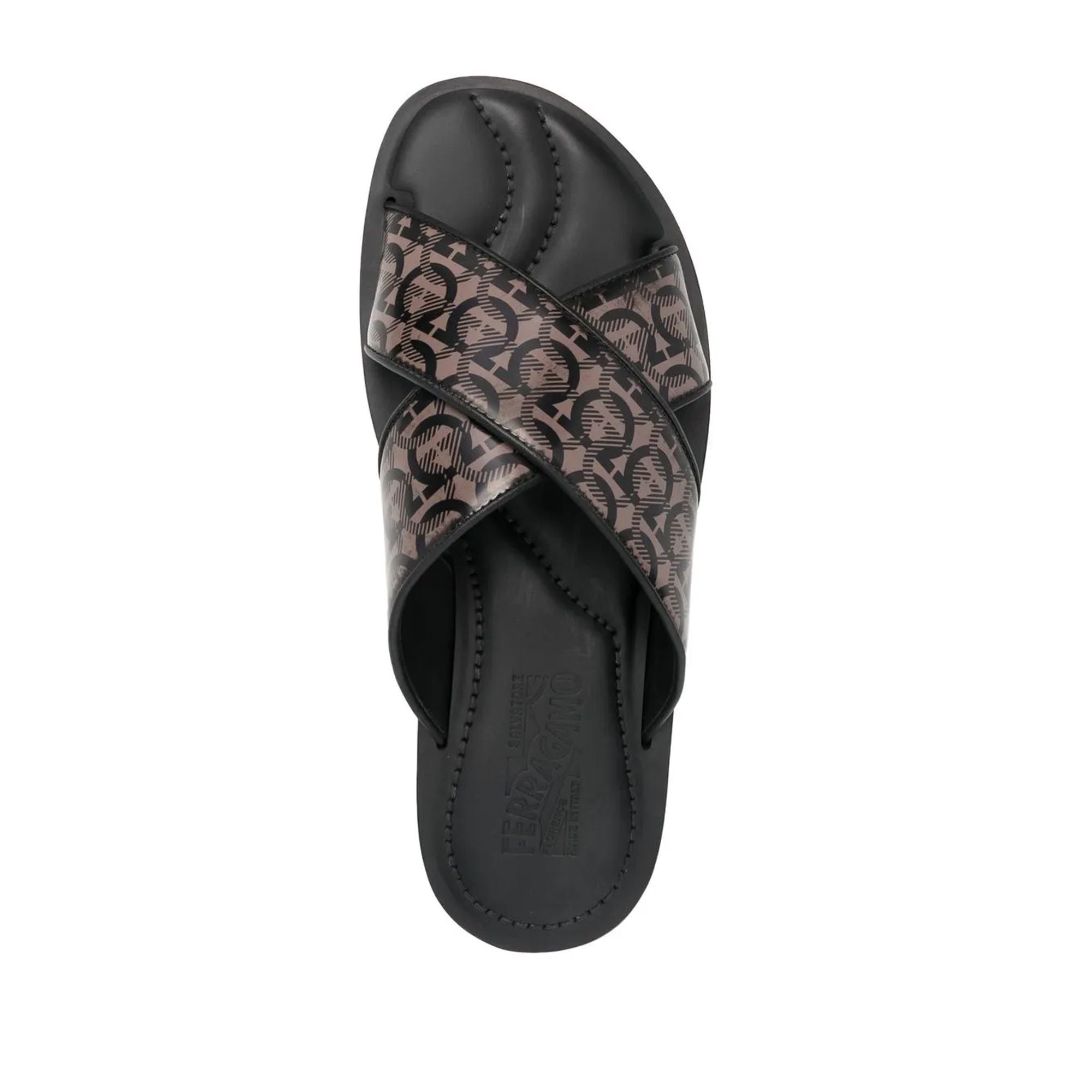 Salvatore  Ferragamo Sandal with crossover Straps FERRAGAMO Aludra Crossover-Strap Heel Sandal Women Size US  main image 3