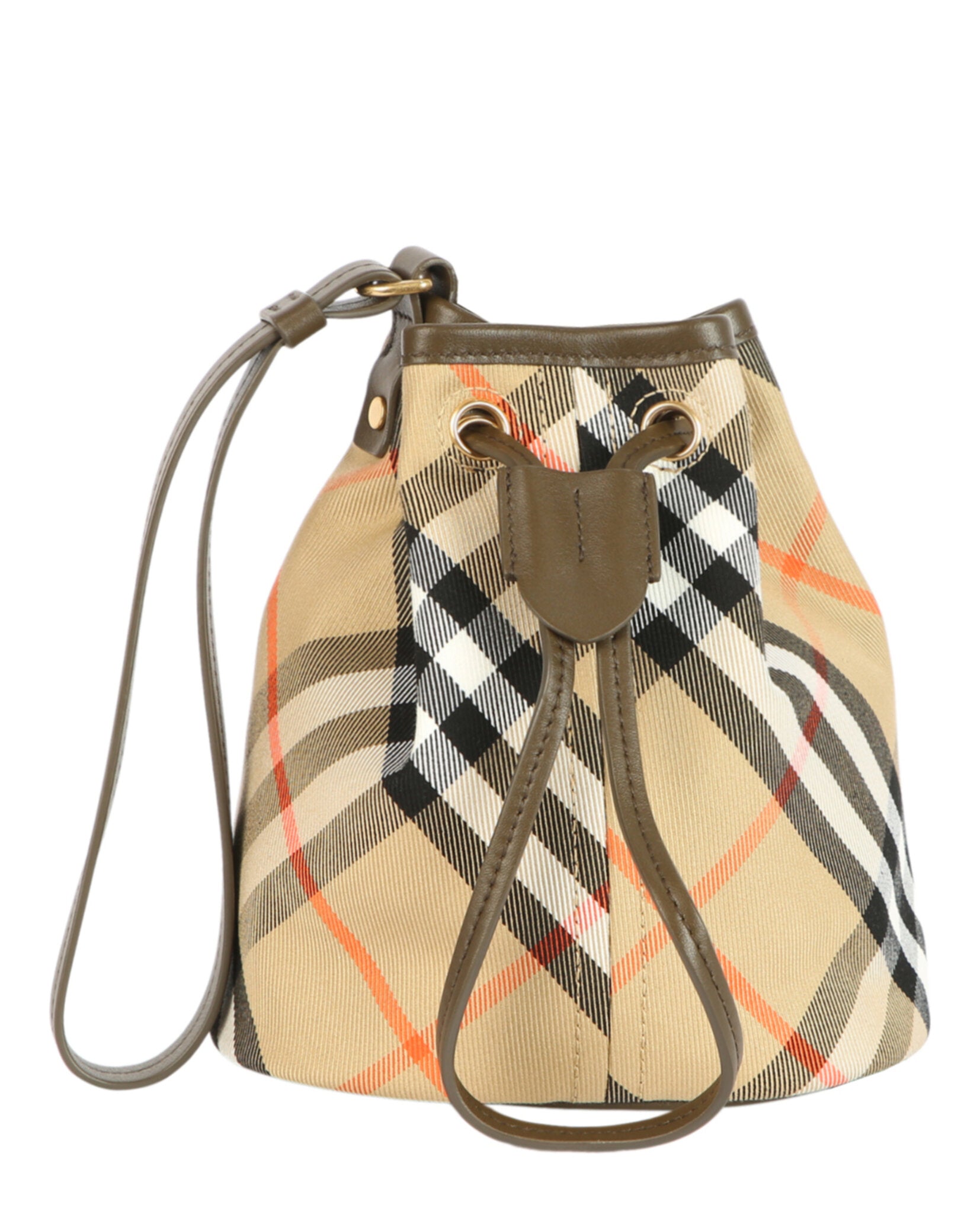 Burberry Womens Check Drawstring Pouch – Bluefly