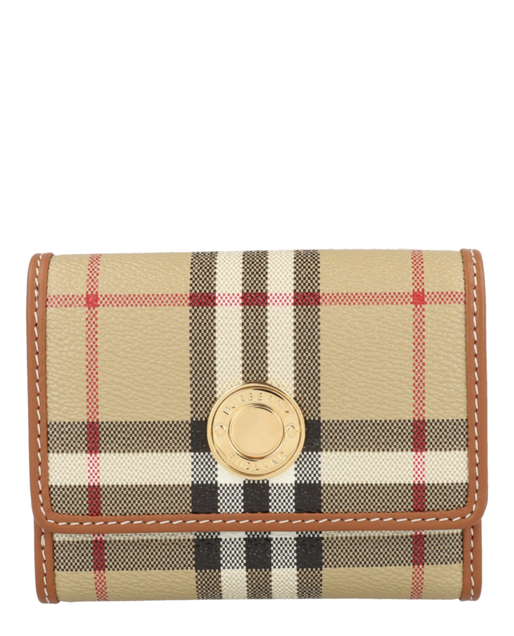 Burberry Womens Lancaster Check Trifold Wallet – Bluefly