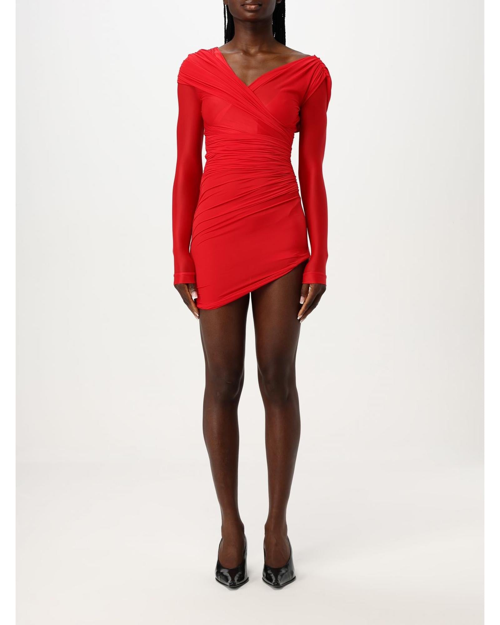 パーティードレス BALENCIAGA RED MINI DRESS レッド（赤）系 BALENCIAGA(バレンシアガ) パーティードレス