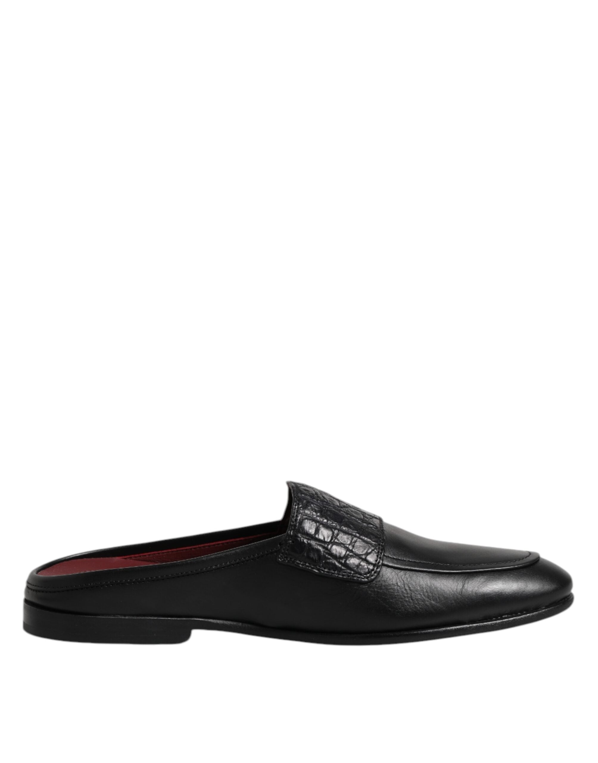 d&g men's dress shoes Dolce & Gabbana Black Calfskin Leather Slip On Loafers Men's Shoes – Bluefly