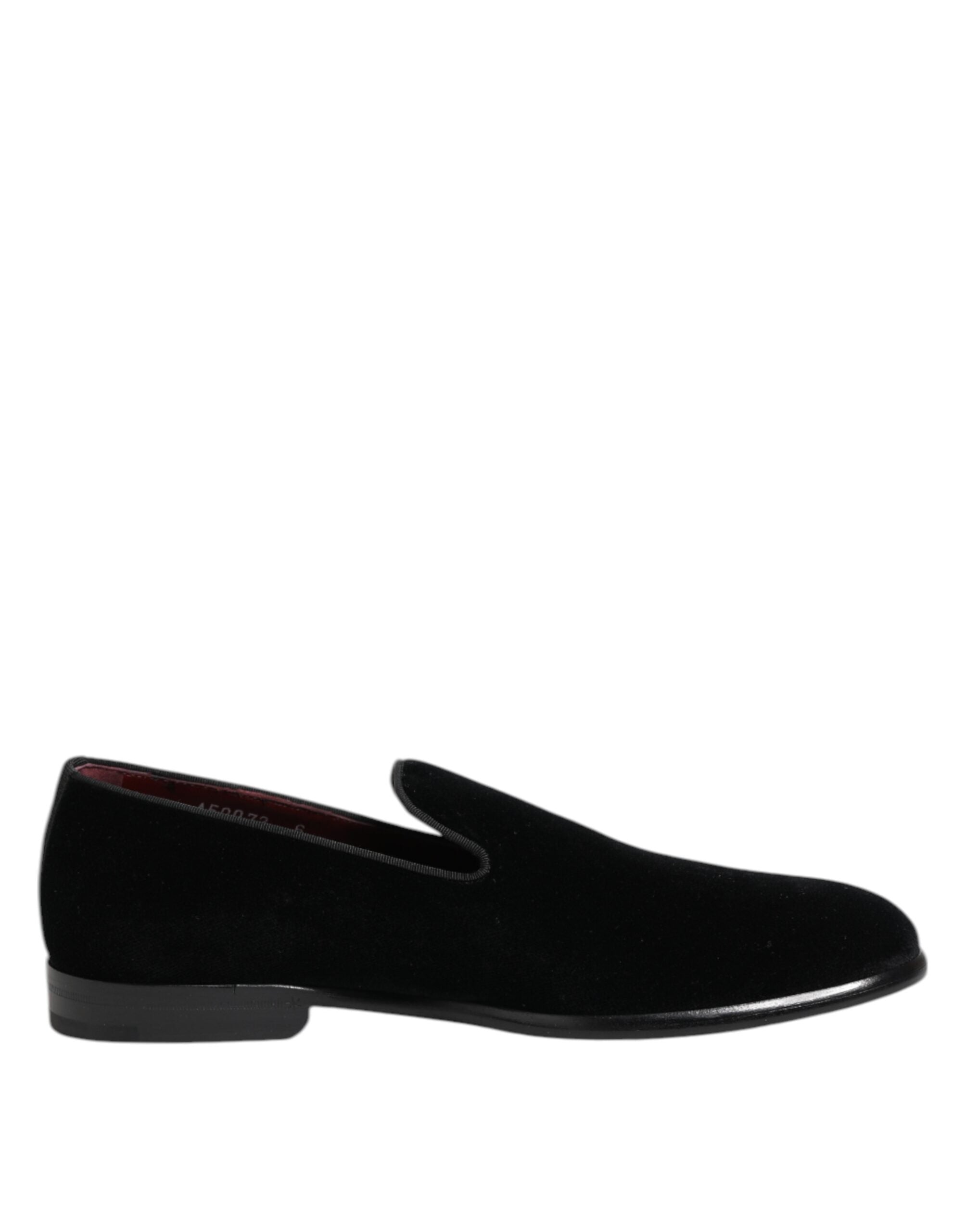 Dolce & Gabbana Black Leather Loafers Men Formal Dress Men\'s Shoes Dolce&Gabbana Men main image 3