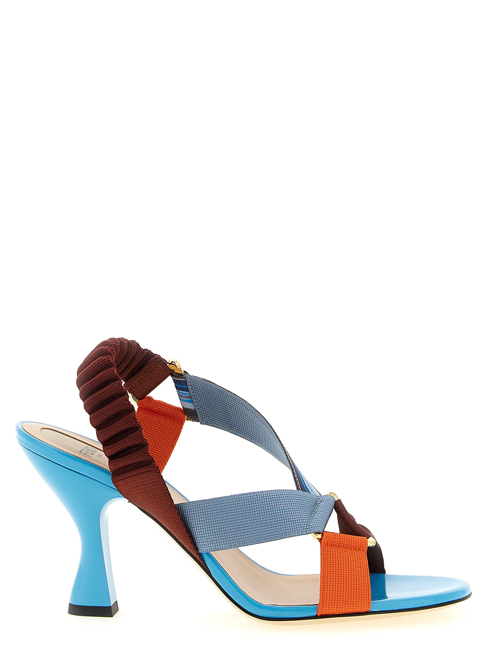 Fendi Women 'Colibrì' Sandals With Woven Ribbons – Bluefly