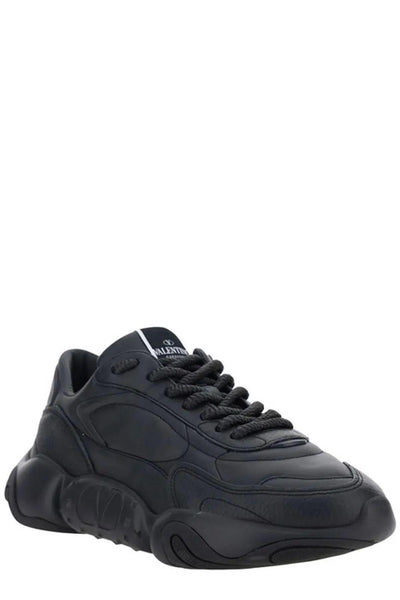 Valentino Elevated Elegance Low-Top Leather Men's Sneakers