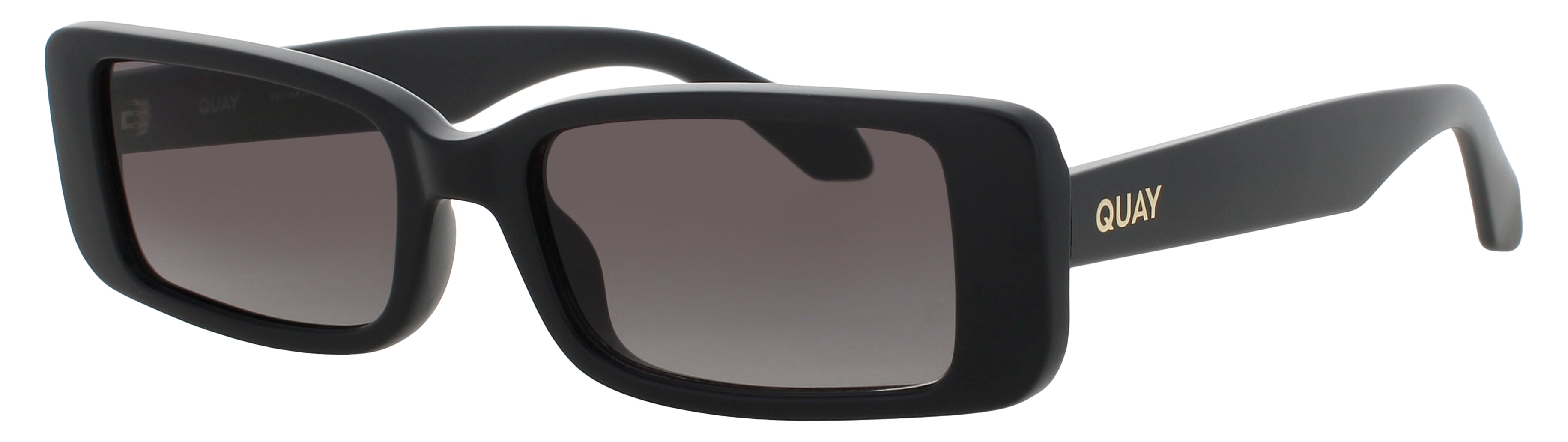 QUAY ARTSCHOOL QU-000745 MTBLK-SMK Matte Black/Smoke Sunglasses NEW! ART SCHOOL Sunglasses - Quay Authorized Retailer  main image 2