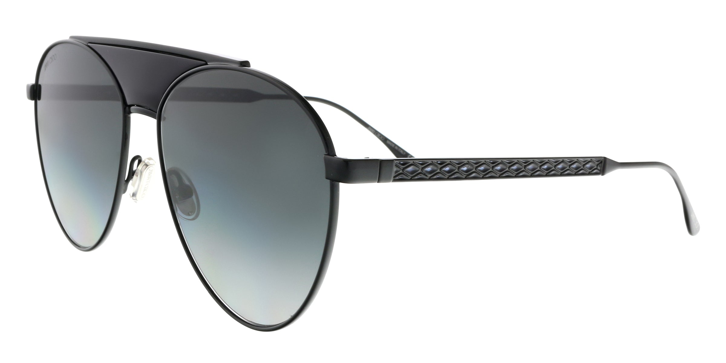 Jimmy Choo Black Aviator AVE/S 807 Sunglasses – Bluefly