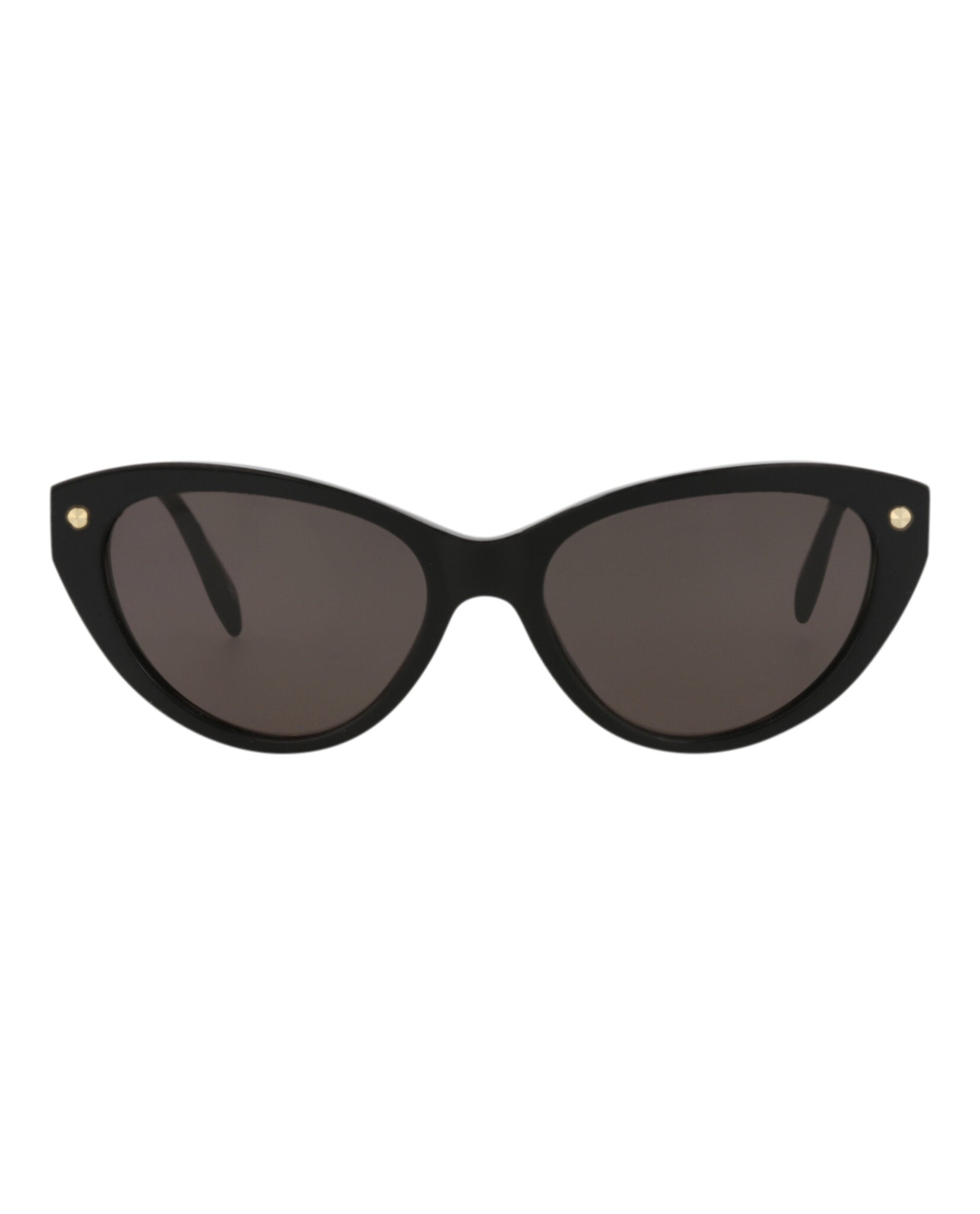 Alexander McQueen Womens Cat Eye Black Black Grey Fashion Designer