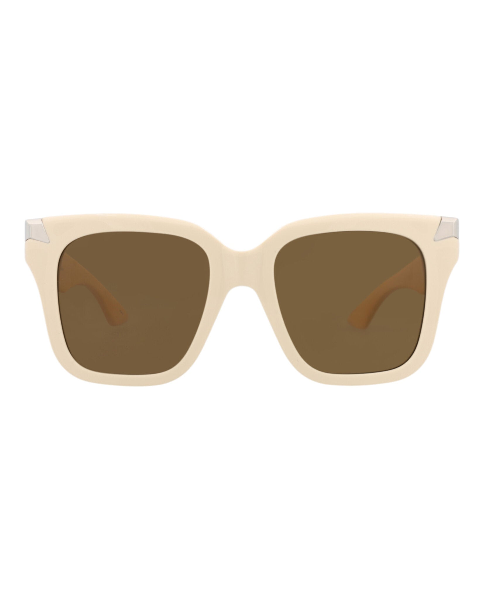 Alexander McQueen Womens Square/Rectangle Ivory Ivory Brown 