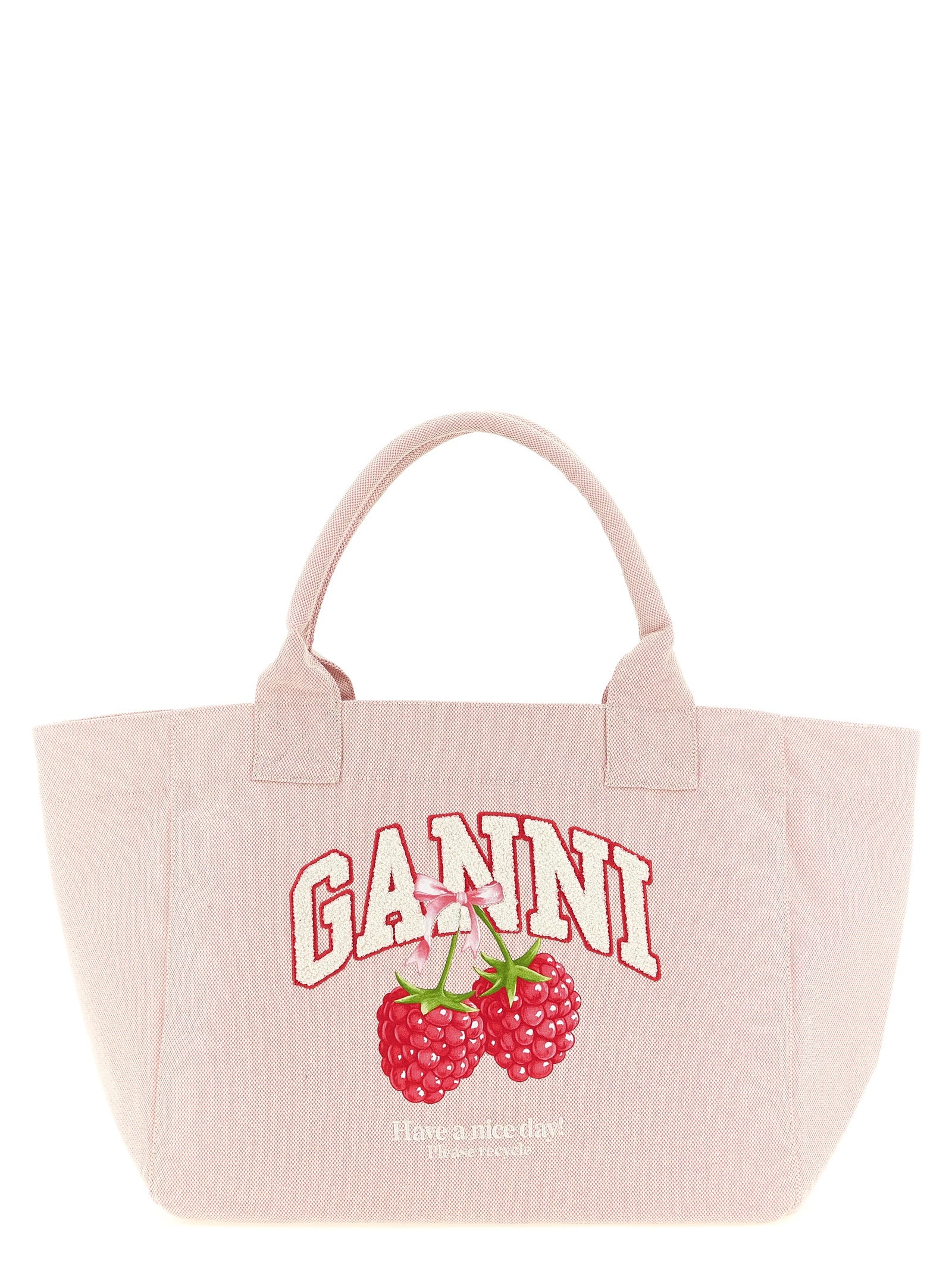 ゆき　GANNIローズシュシュ＆herpraha ballbag セット Ganni Women Medium 'Raspberry' Shopping Bag – Bluefly