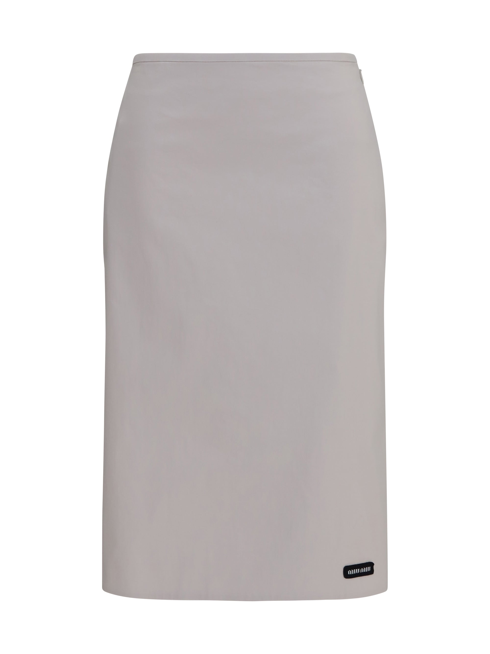 スカート MIU MIU Quilting Skirt 38 Miu Miu Women Stretch Cotton-Blend Midi Skirt – Bluefly