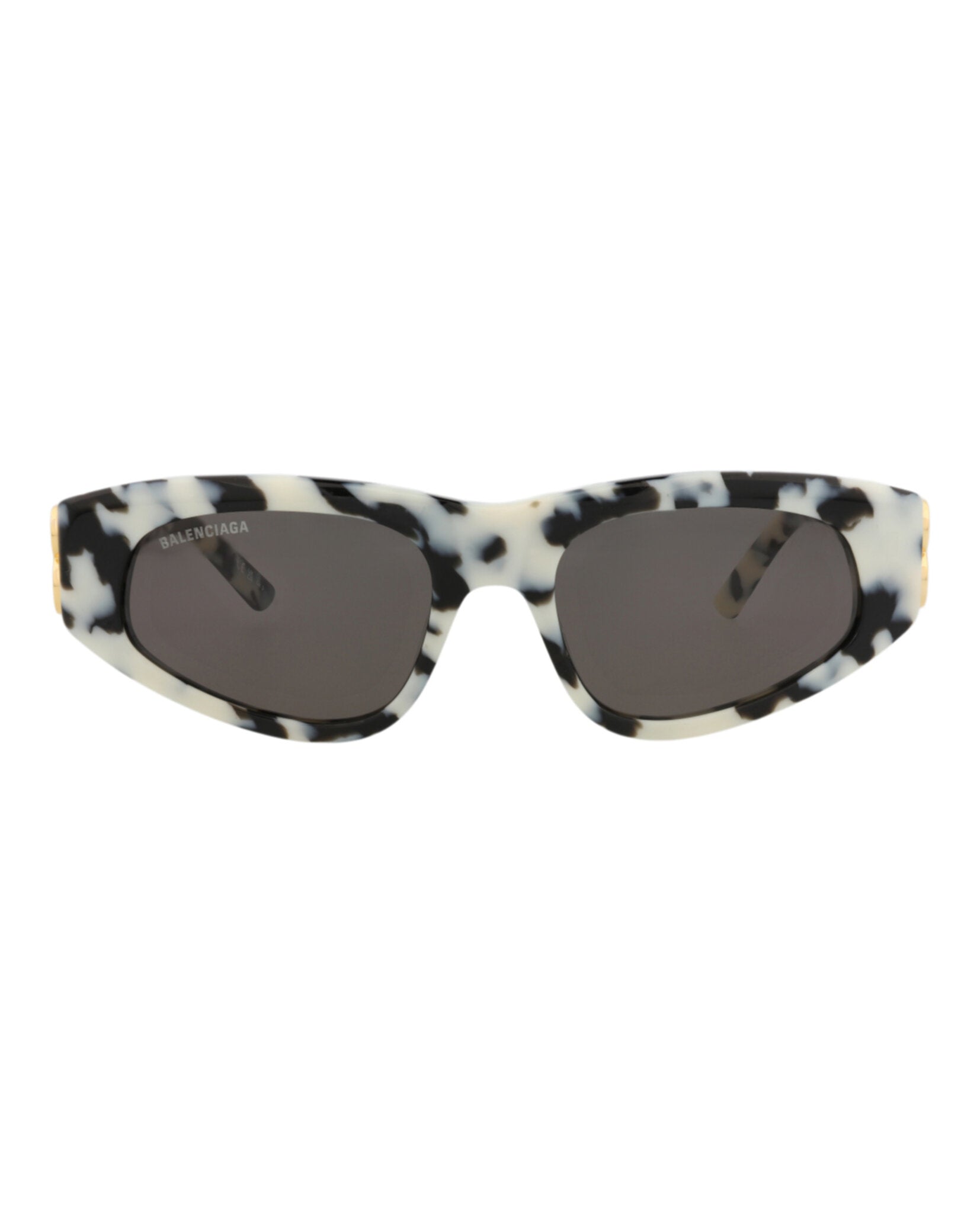 Balenciaga Womens Cat Eye Havana Gold Grey Fashion Designer 