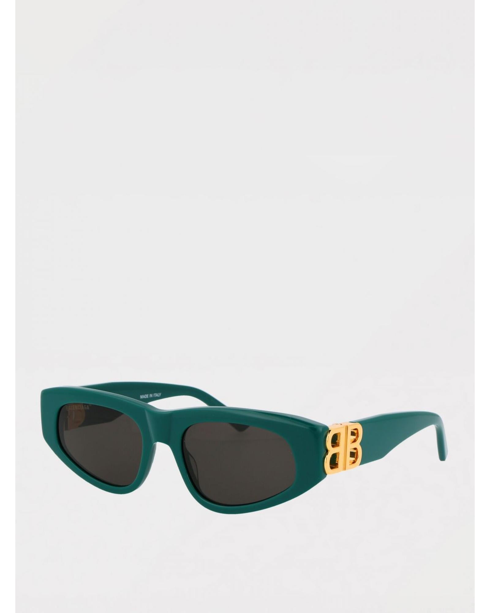 サングラス BALENCIAGA Woman Sunglasses Green BB0095S 005 Balenciaga BB0095S Sunglasses Green Women – Bluefly