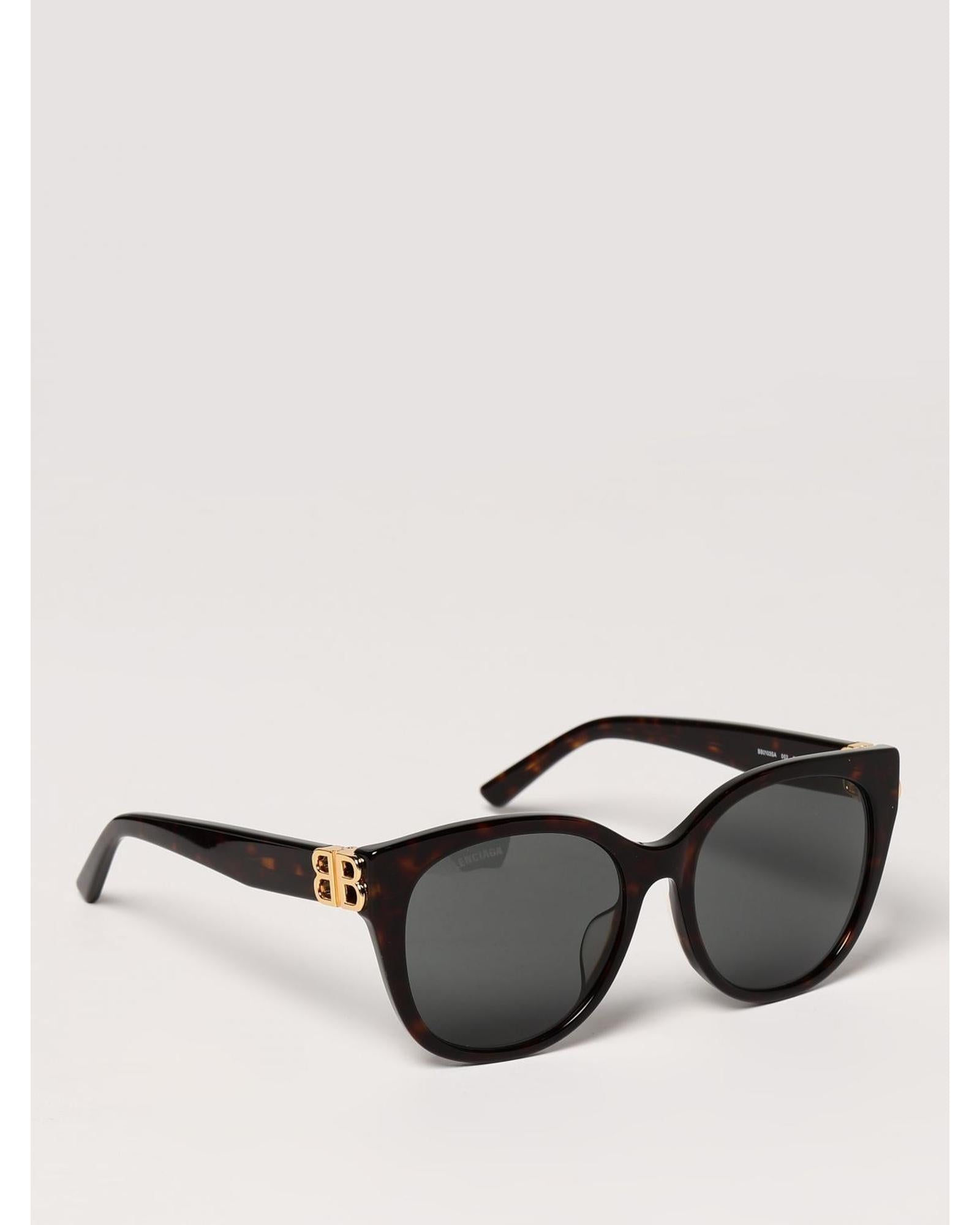 サングラス BALENCIAGA Woman Sunglasses Brown BB0103SA 002 Balenciaga BB0103S CatEye Sunglasses Women Brown – Bluefly