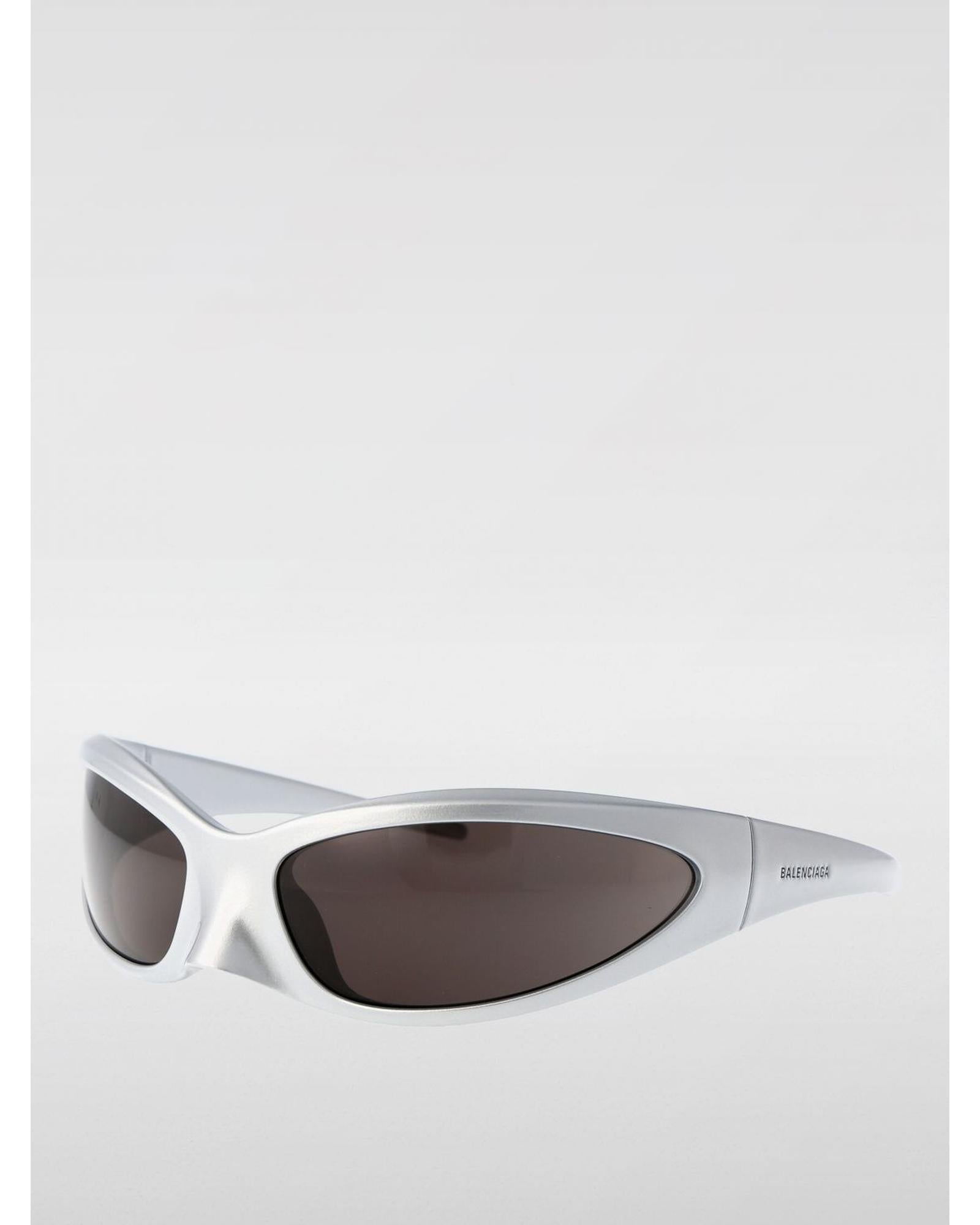 サングラス BALENCIAGA Woman Sunglasses Silver BB0251S 005 Balenciaga BB0251S 005 Sunglasses Women's Silver/Grey Lenses