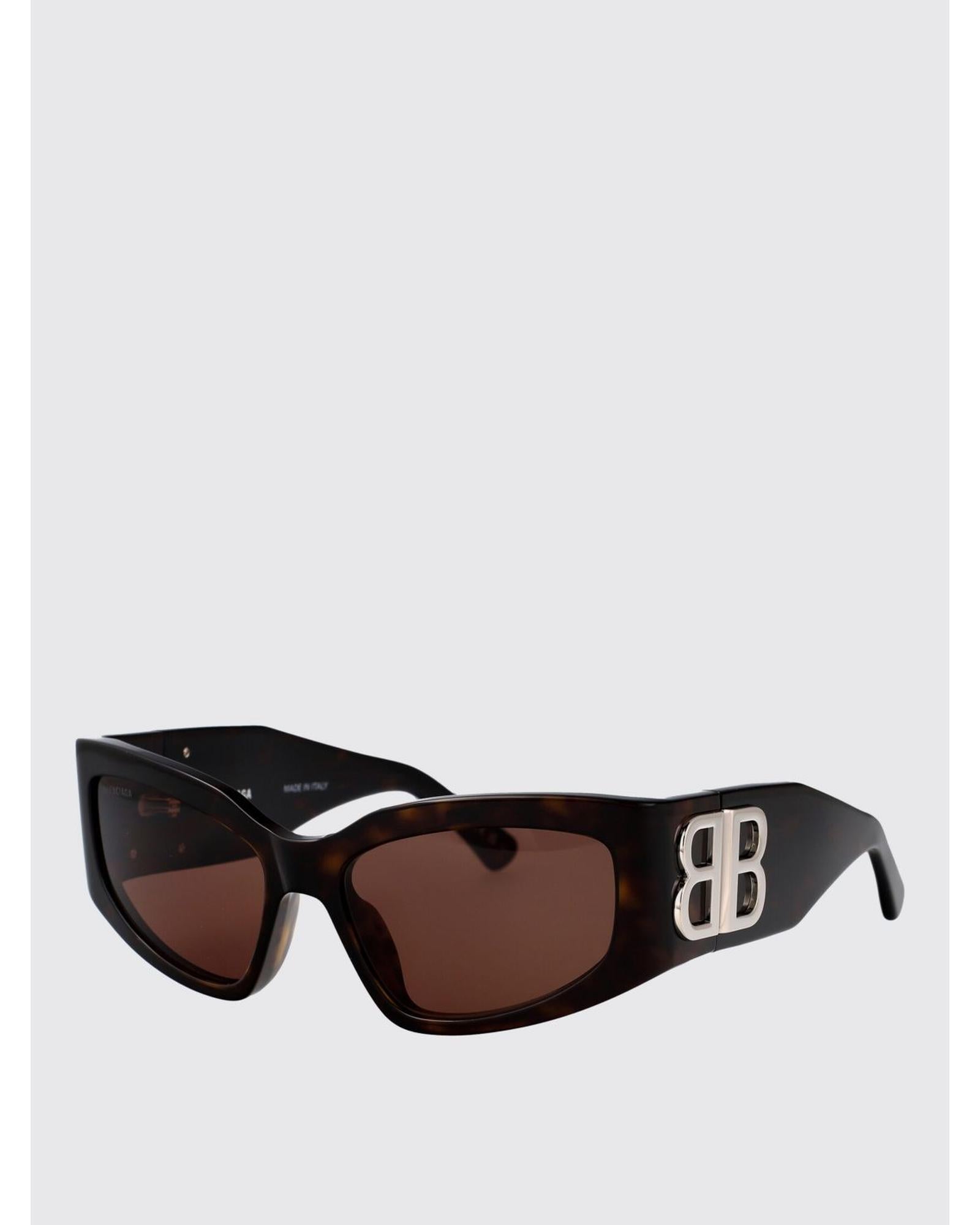 サングラス BALENCIAGA Woman Sunglasses Brown BB0321S 008 BB0321S Asian Fit sunglasses Tortoise | SmartBuyGlasses US