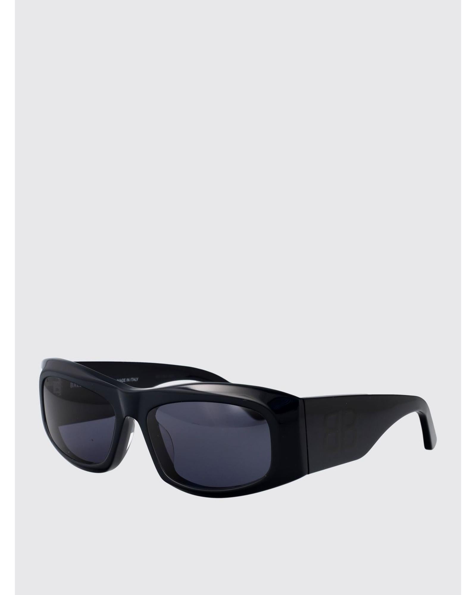 Balenciaga BB0395S Sunglasses Oversized Frame Women Blue