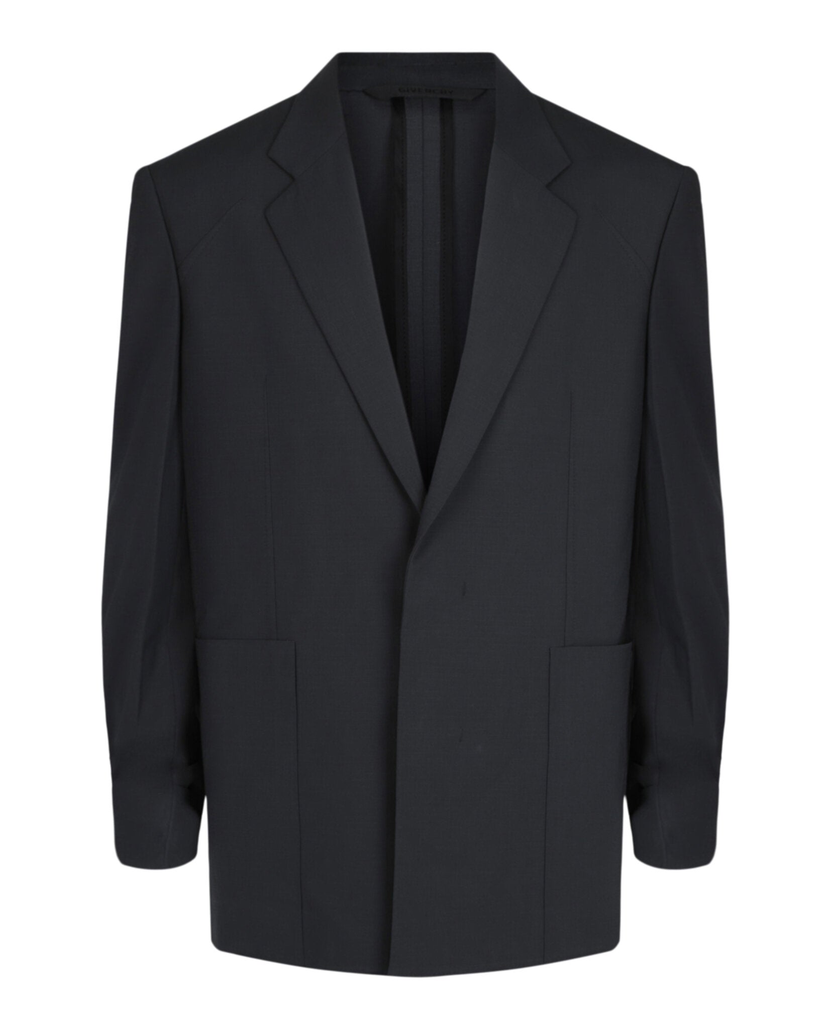 Givenchy Mens Boxy Fit Single-Button Blazer – Bluefly