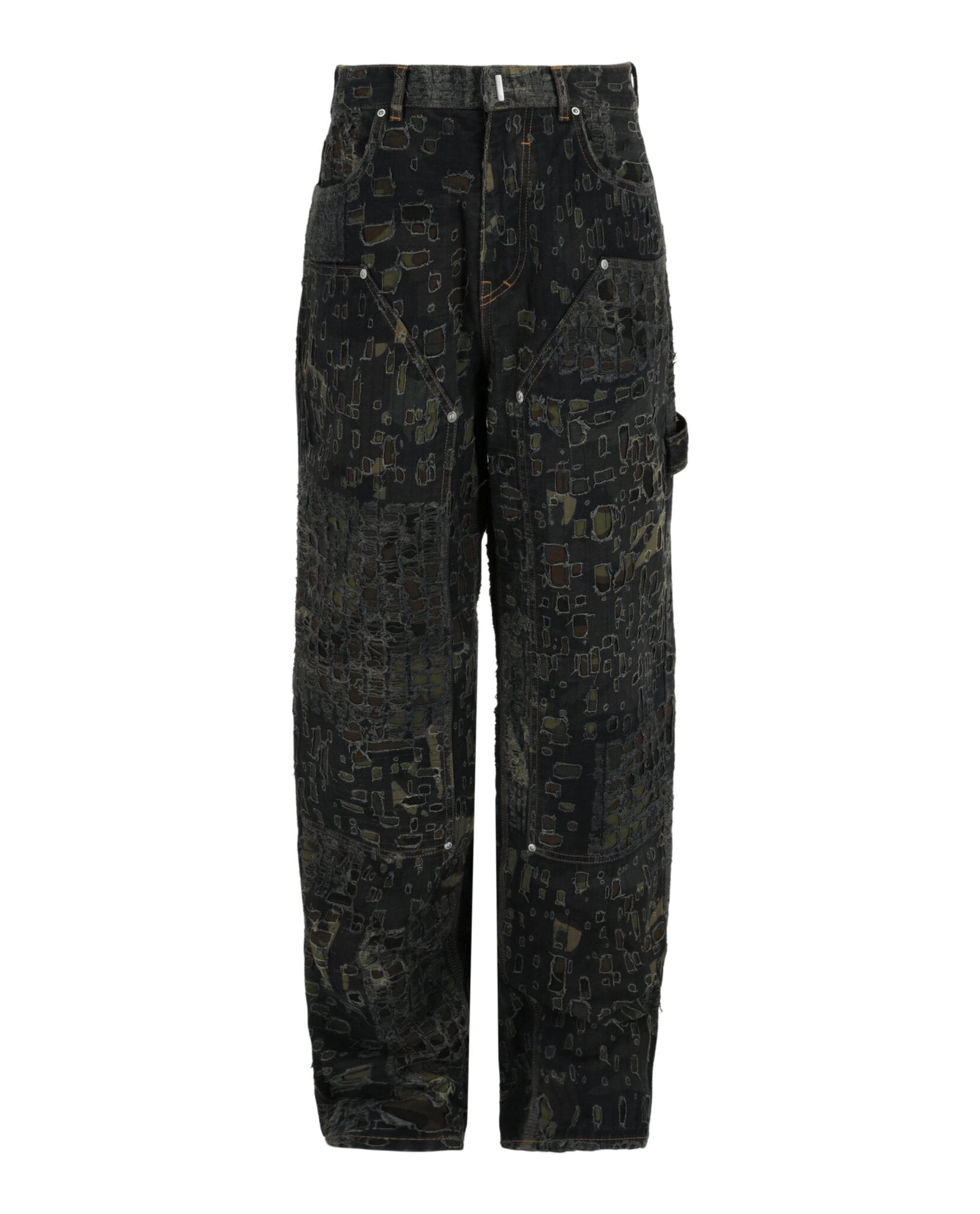 Givenchy Mens Destroyed Carpenter Denim Pants – Bluefly
