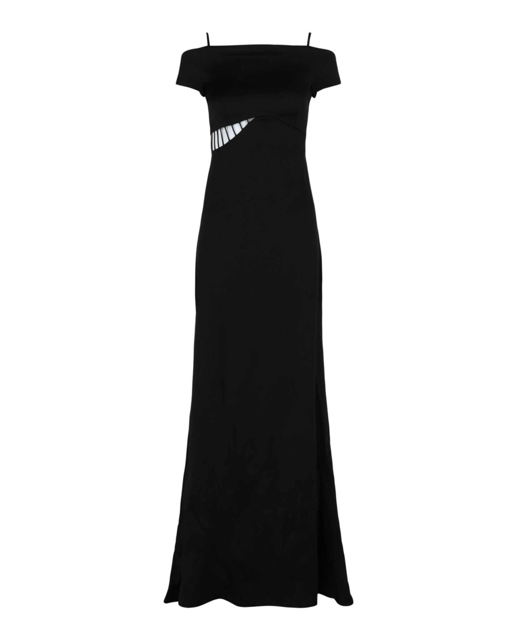 Givenchy Cold Shoulder Cutout Gown 38 / Black