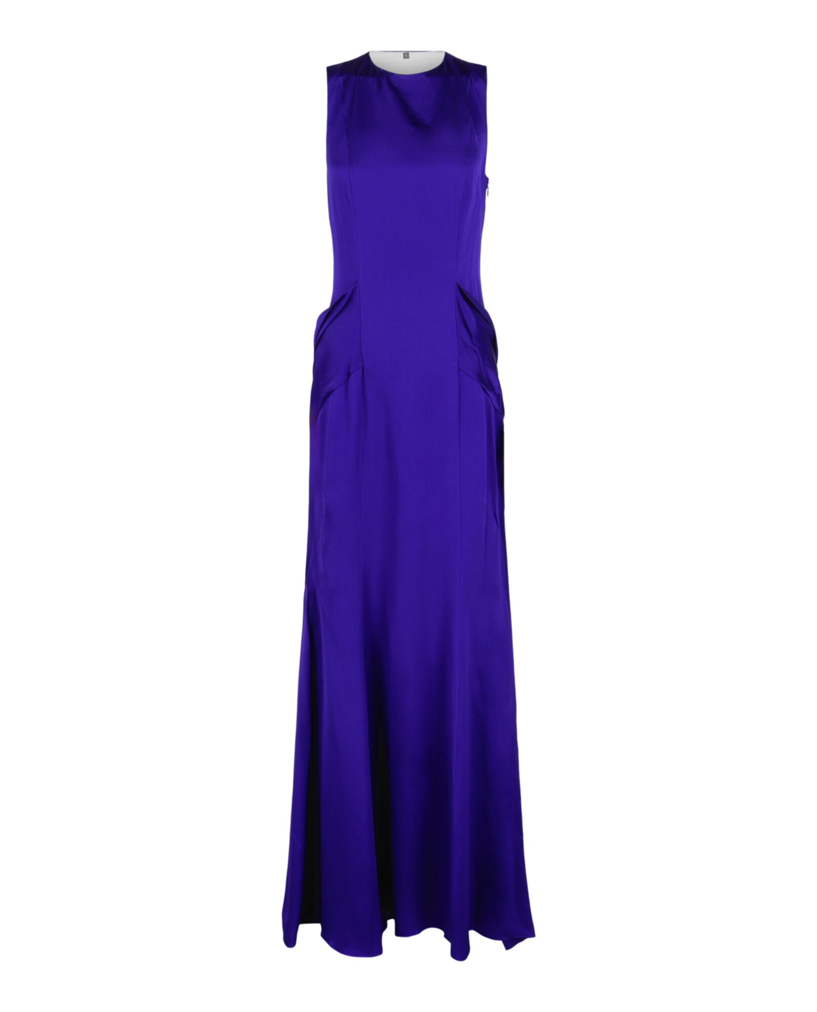 sachin and babi light blue dress Givenchy Evening Draped Dress In Silk With Chains main image 0