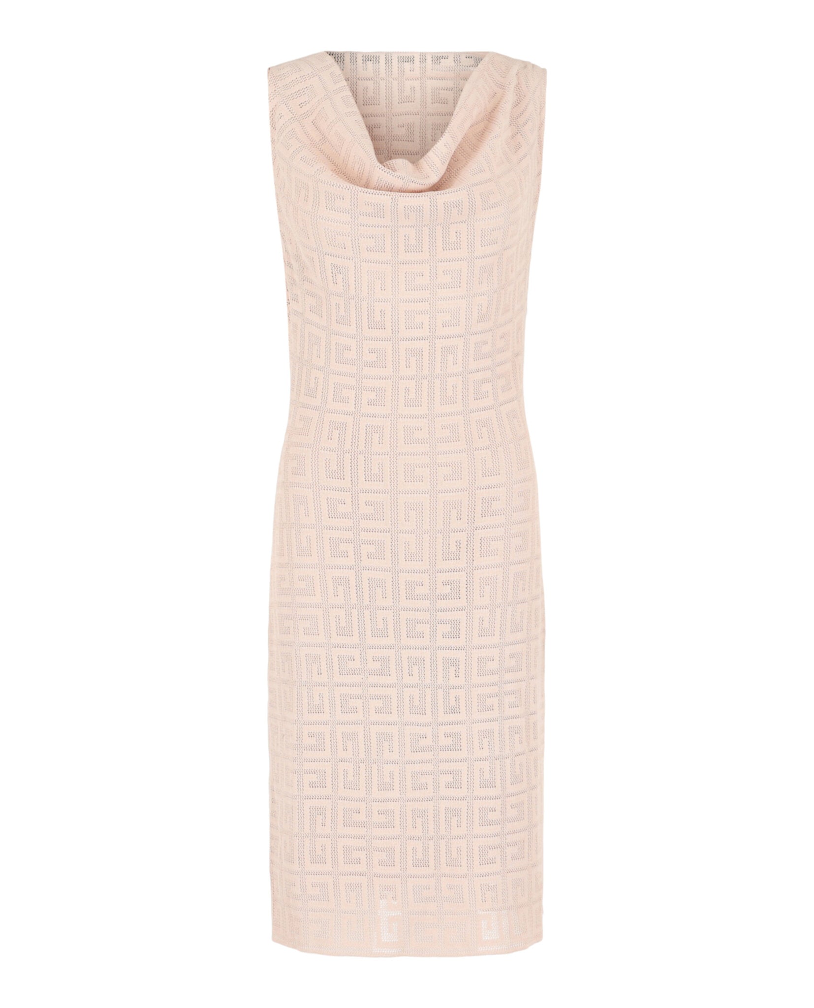 Givenchy 4G Draped Dress in Jacquard