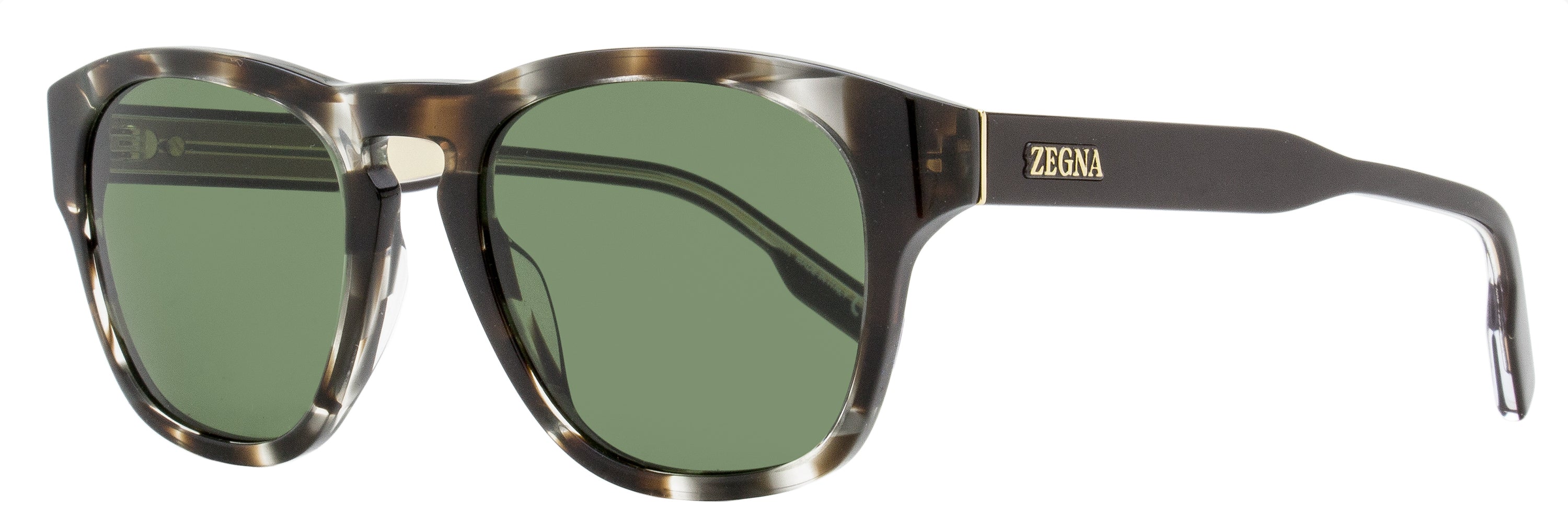 【マッシュ】TOMORROWLAND Ermenegildo Zegna Zegna Keyhole Sunglasses EZ0221 50N Gray Havana 52mm – Bluefly