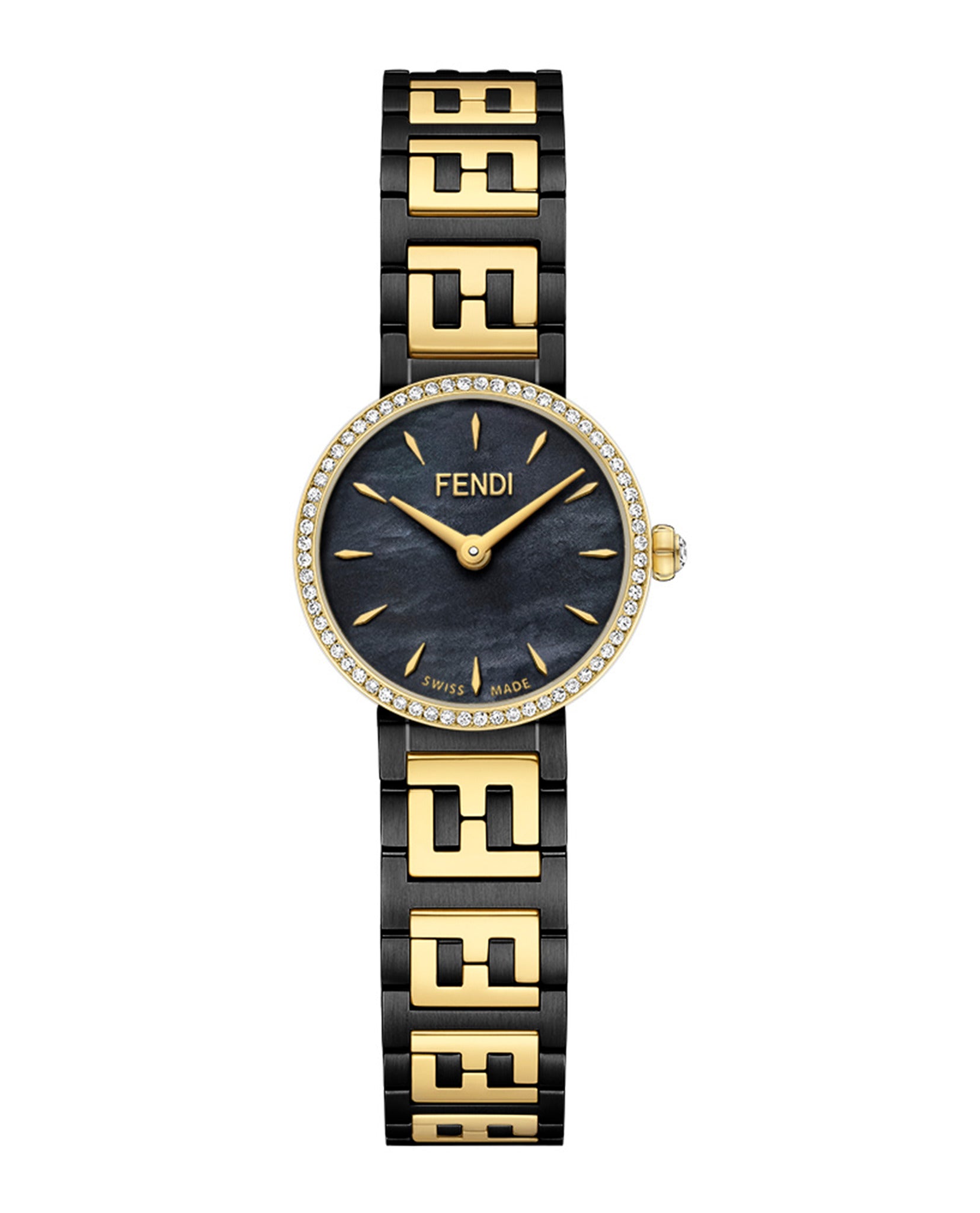 FENDI 時計 Fendi Womens Two Tone 19mm Bracelet Fashion Watch – Bluefly