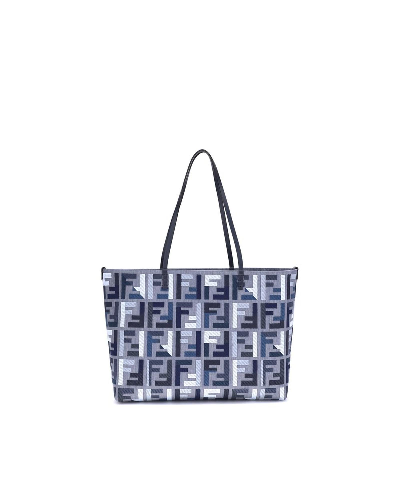 トートバッグ FENDI Woman Tote bags Blue 8BH425 AV11 F1LAZ Roll Large Fabric Blue | Fendi