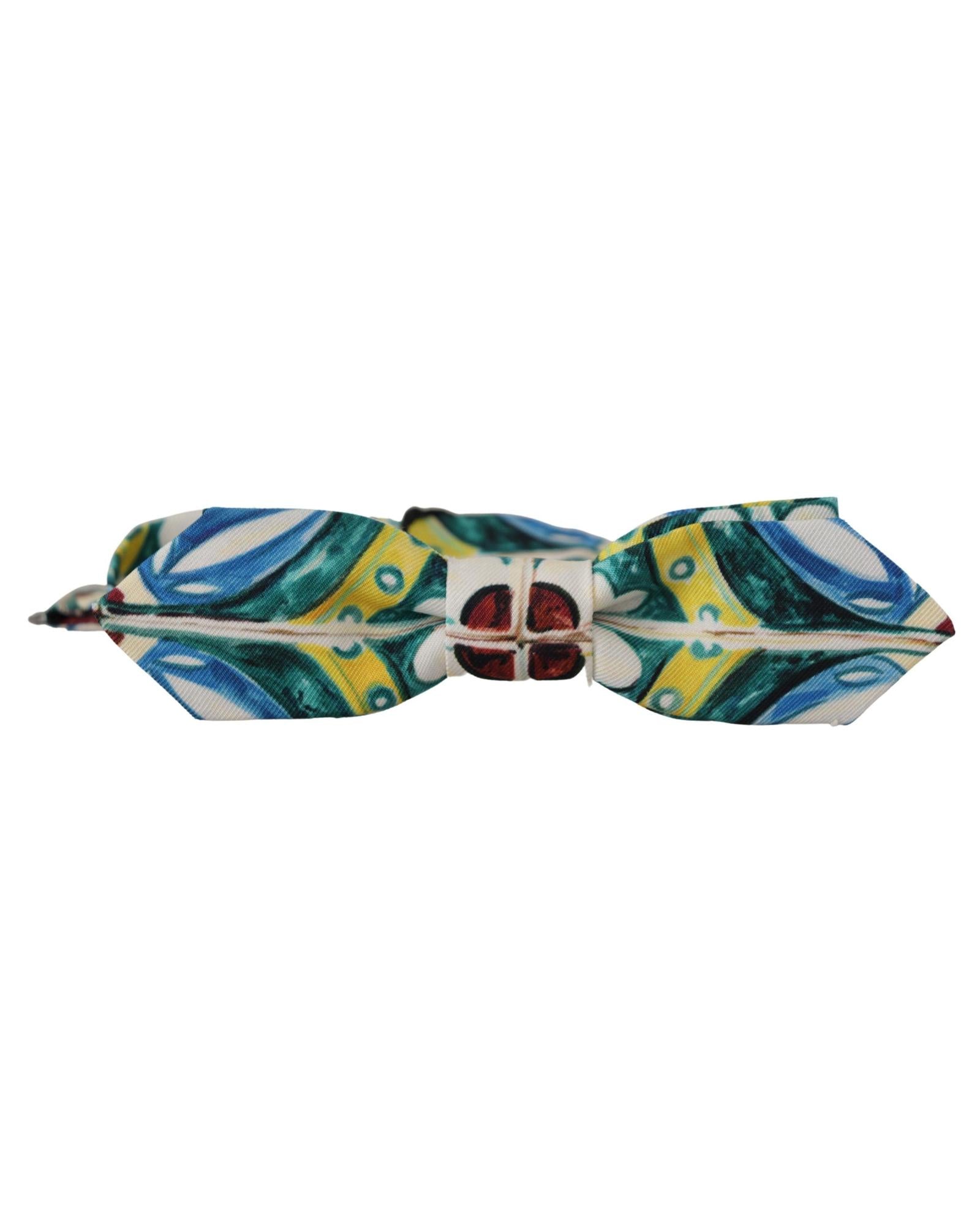 Dolce & Gabbana Dolce Gabbana Majolica Print Bow Tie – Bluefly