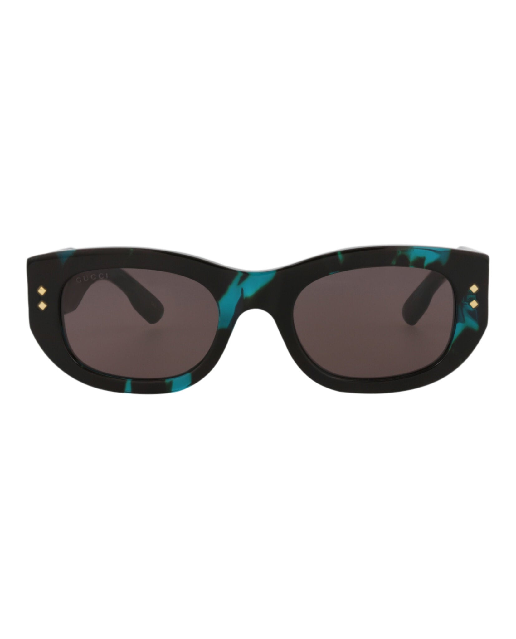 Gucci GG1215S 001 BRAND NEW Sunglasses Havana Grey Rectangle Unisex Gucci Women main image 2