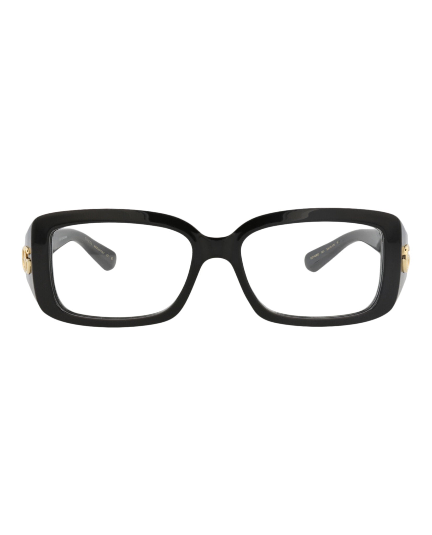 Gucci Womens Square/Rectangle Black Black Transparent Fashion