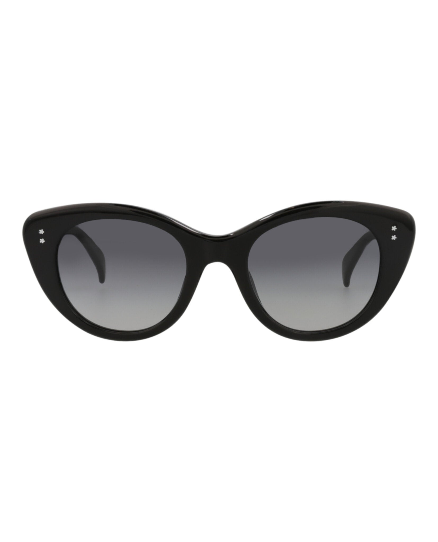 Kenzo Womens Cat Eye Black Black Smoke Fashion Designer Eyewear