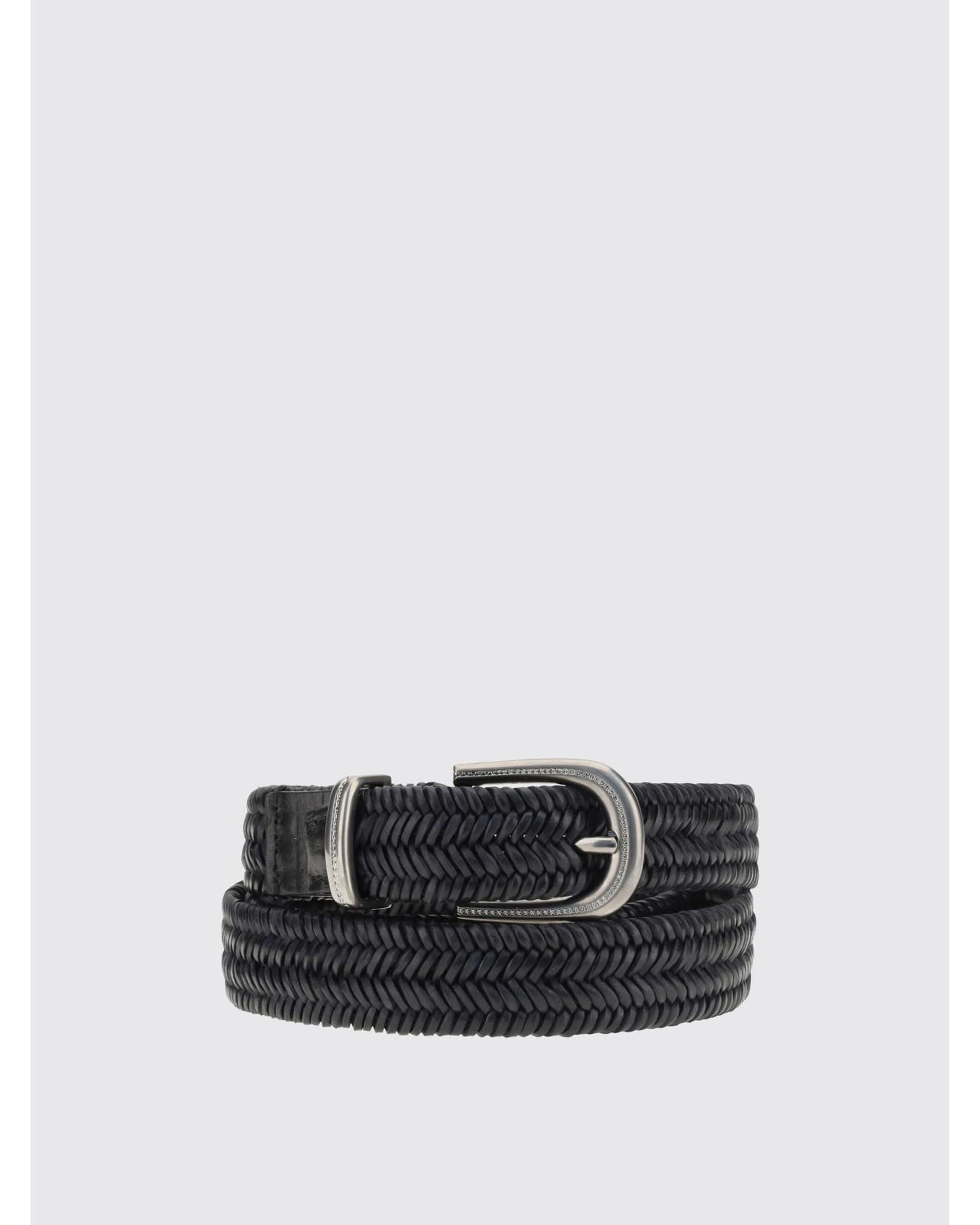 ベルト BRUNELLO CUCINELLI Woman Belt Black M0NAPC228 CNERO Leather belt for Woman in Black | Brunello Cucinelli
