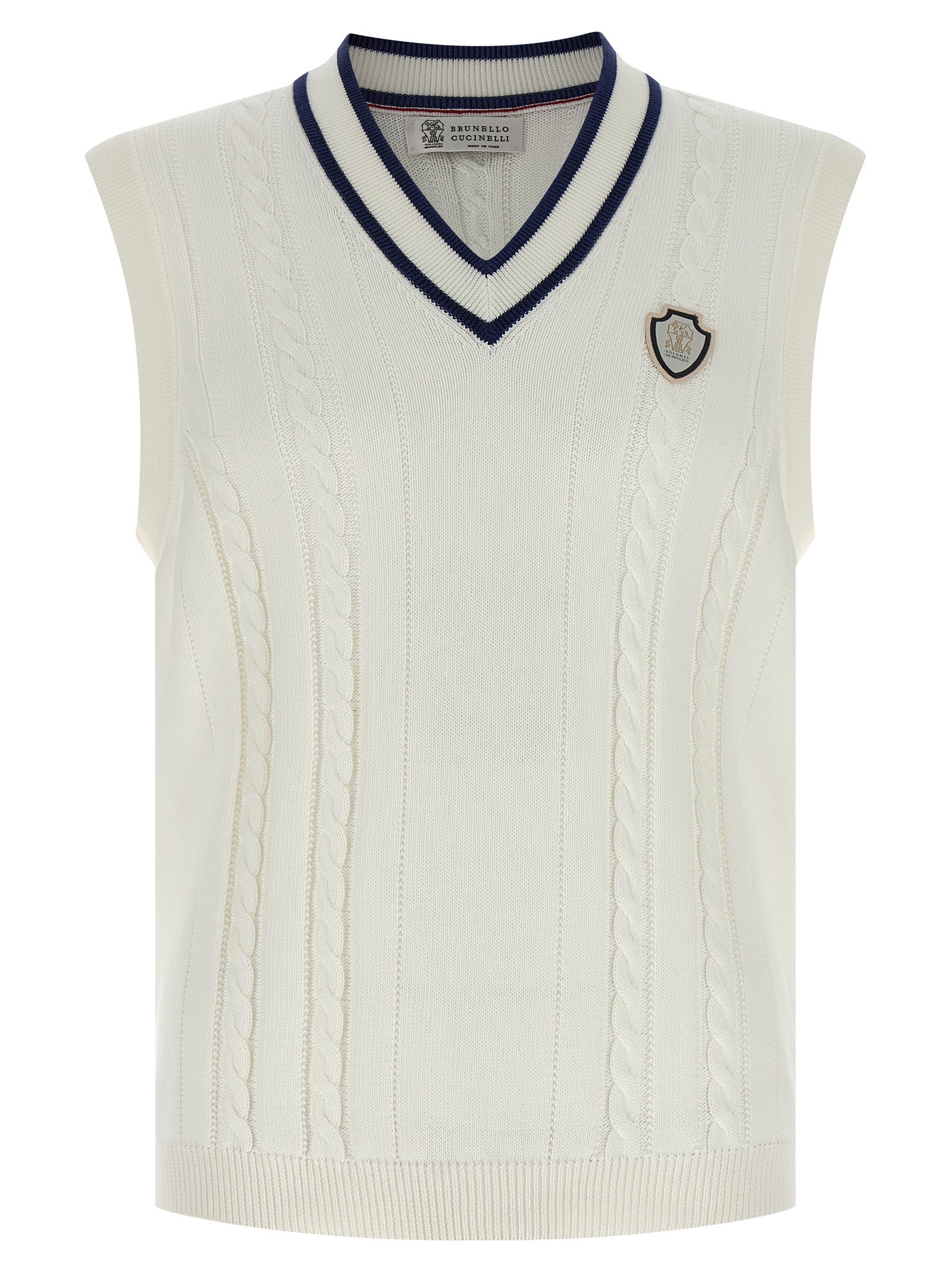 Brunello Cucinelli Men Cotton Braided Vest – Bluefly