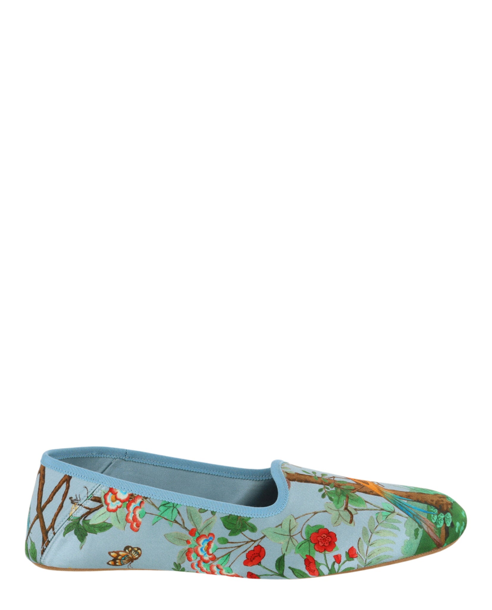 Gucci Mens Satin Voyage Tian Printed Slippers – Bluefly