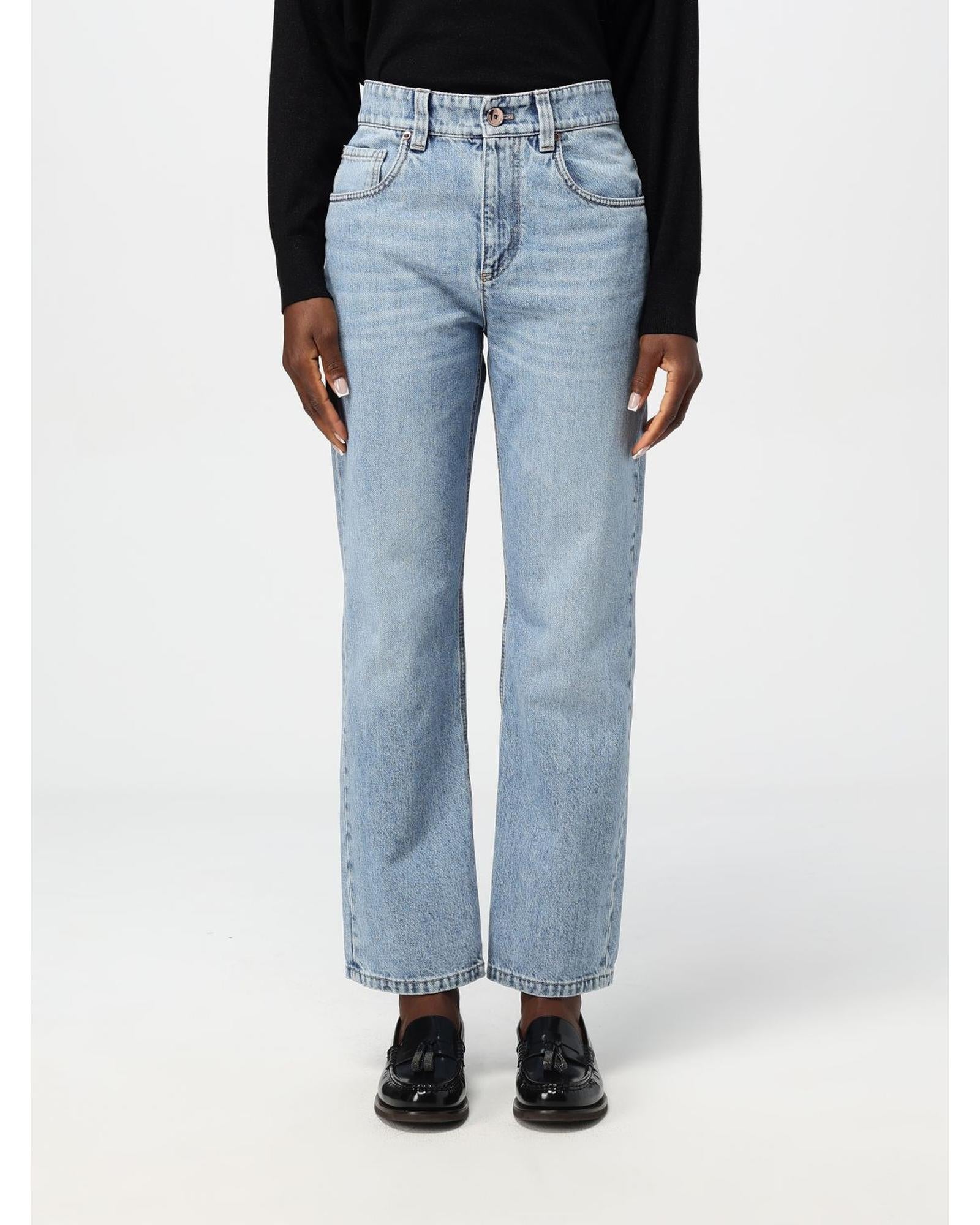 Brunello Cucinelli Straight Leg Jeans Women Denim – Bluefly
