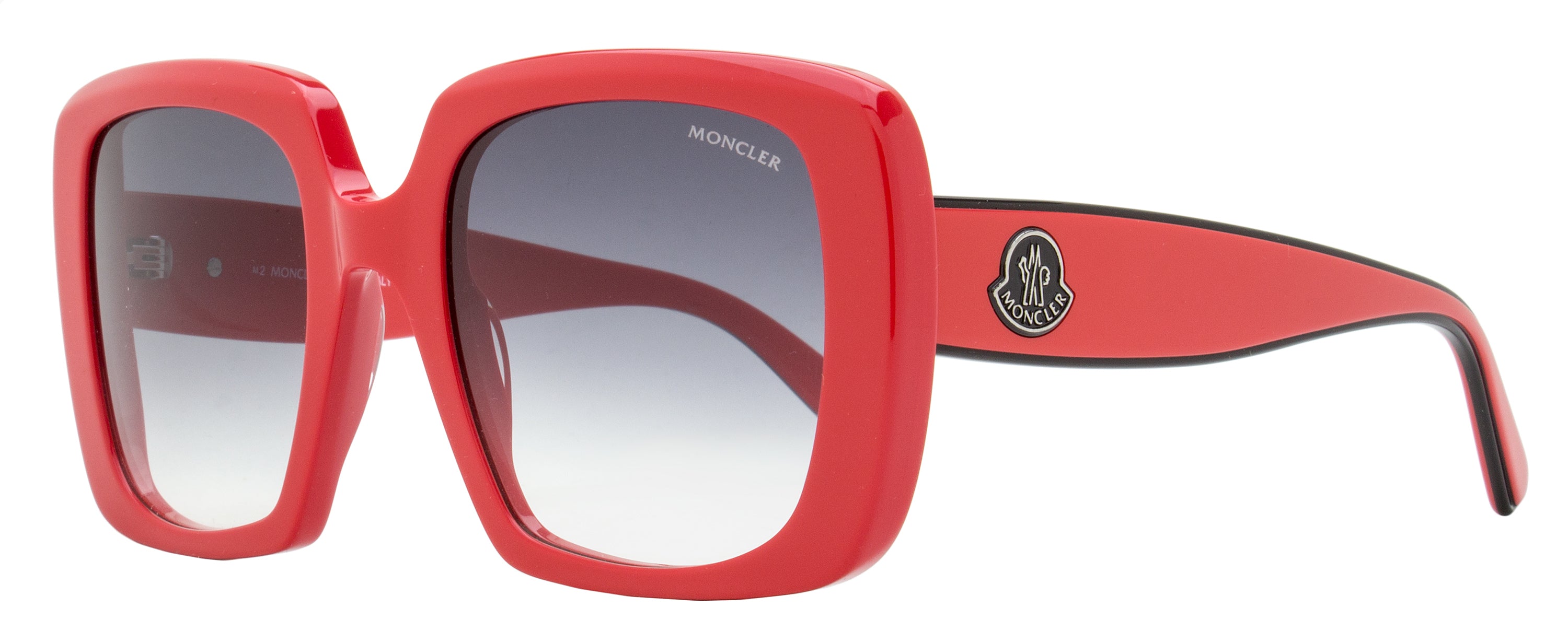 Moncler Blanche Sunglasses ML0259 66B Red 53mm – Bluefly