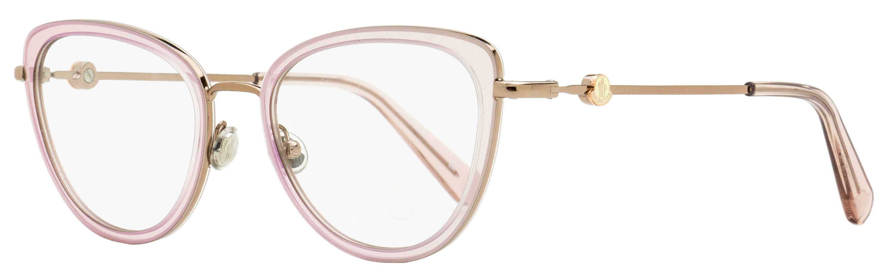 Moncler Cat Eye Eyeglasses ML5148 034 Bronze/Rose 52mm – Bluefly