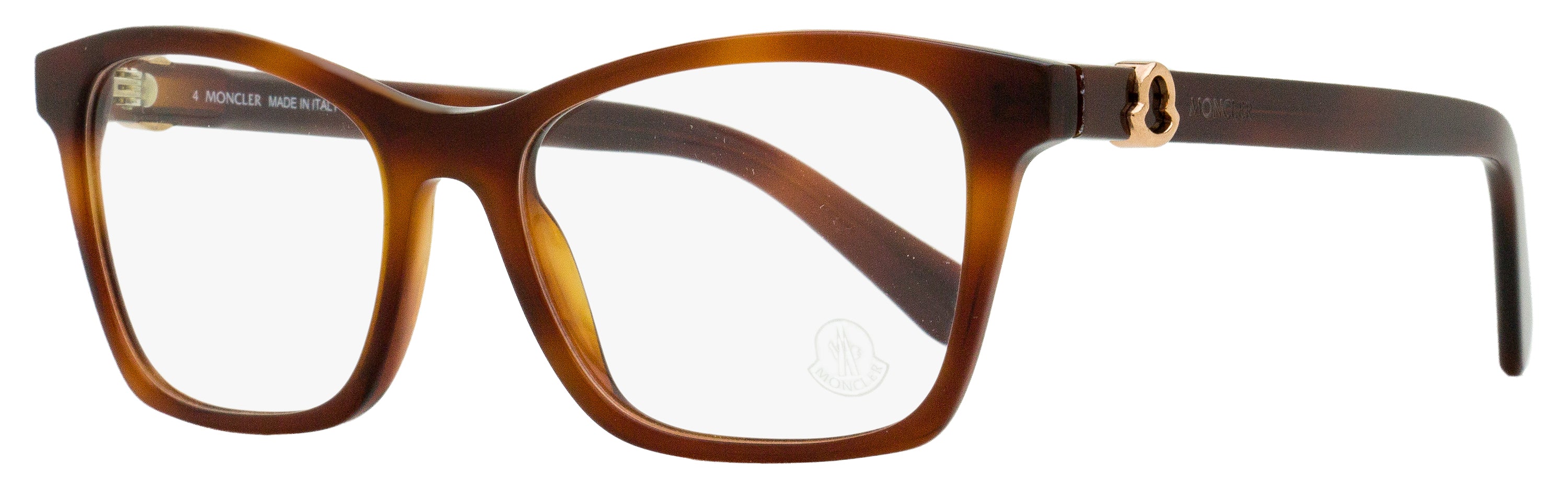 MONCLER ML 5006 眼鏡 ブラウン Moncler Rectangular Eyeglasses ML5168 054 Red Havana 53mm – Bluefly