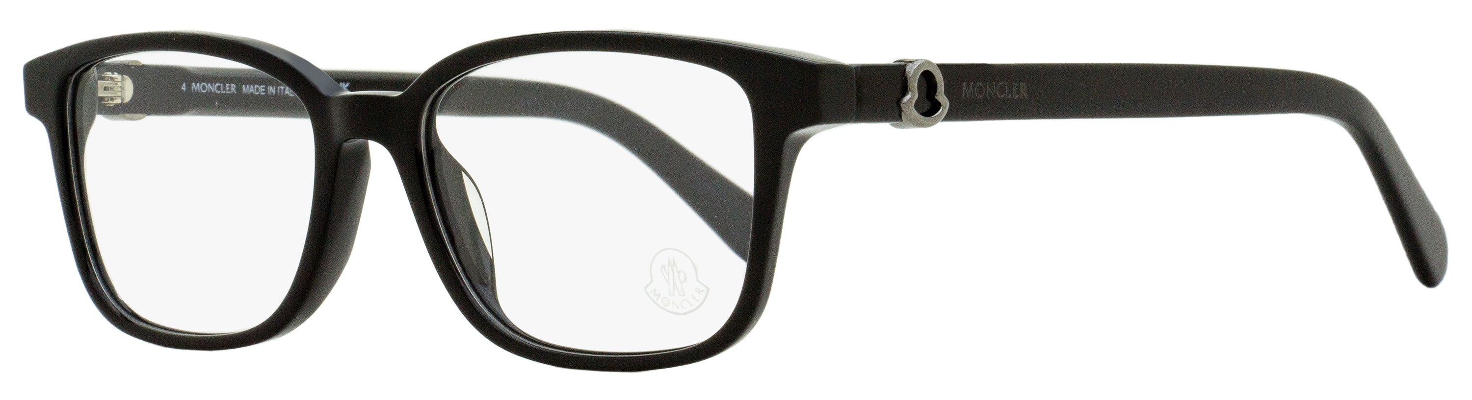 Moncler Rectangular Eyeglasses ML5169D 001 Black 52mm – Bluefly