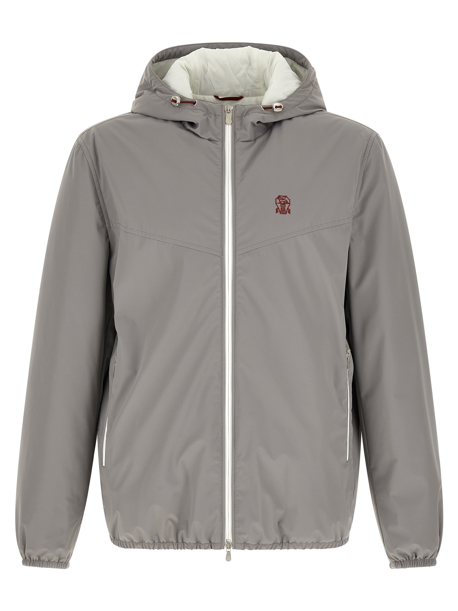 BRUNELLO CUCINELLI ナイロンジャケット フード付き Brunello Cucinelli Men Windproof Jacket – Bluefly
