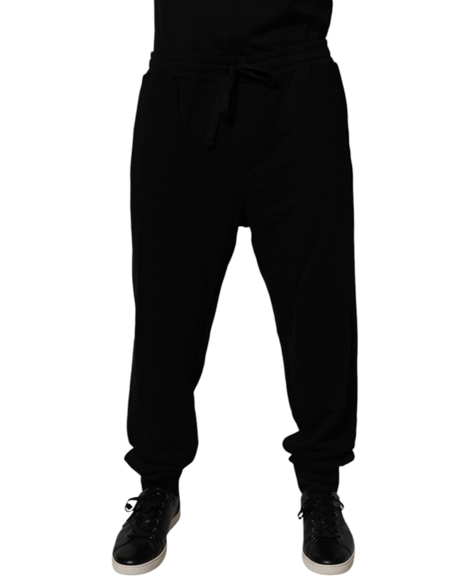 パンツ Dolce & Gabbana PANTS (FTC31TFU287 S8290) Silk chiffon wide-leg pants in Black for Women