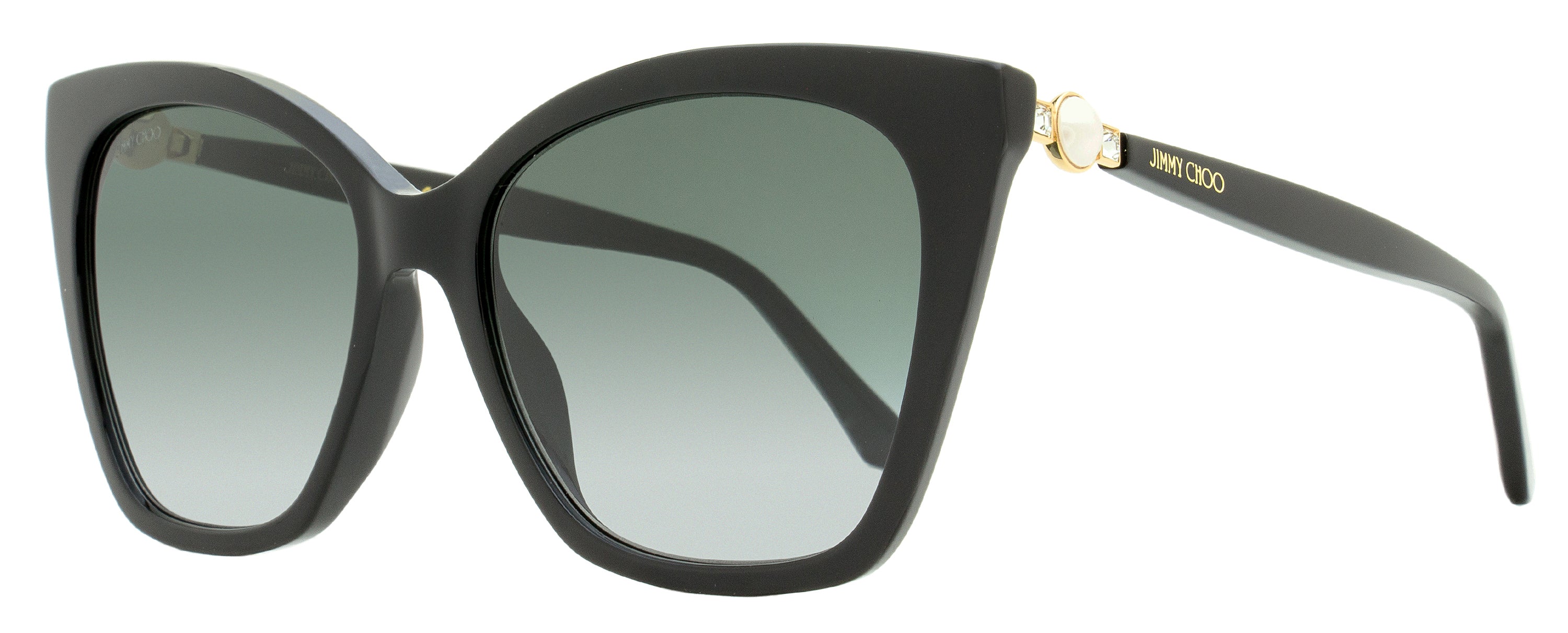 Jimmy Choo Cat Eye Sunglasses Rua /G 8079O Black 56mm – Bluefly